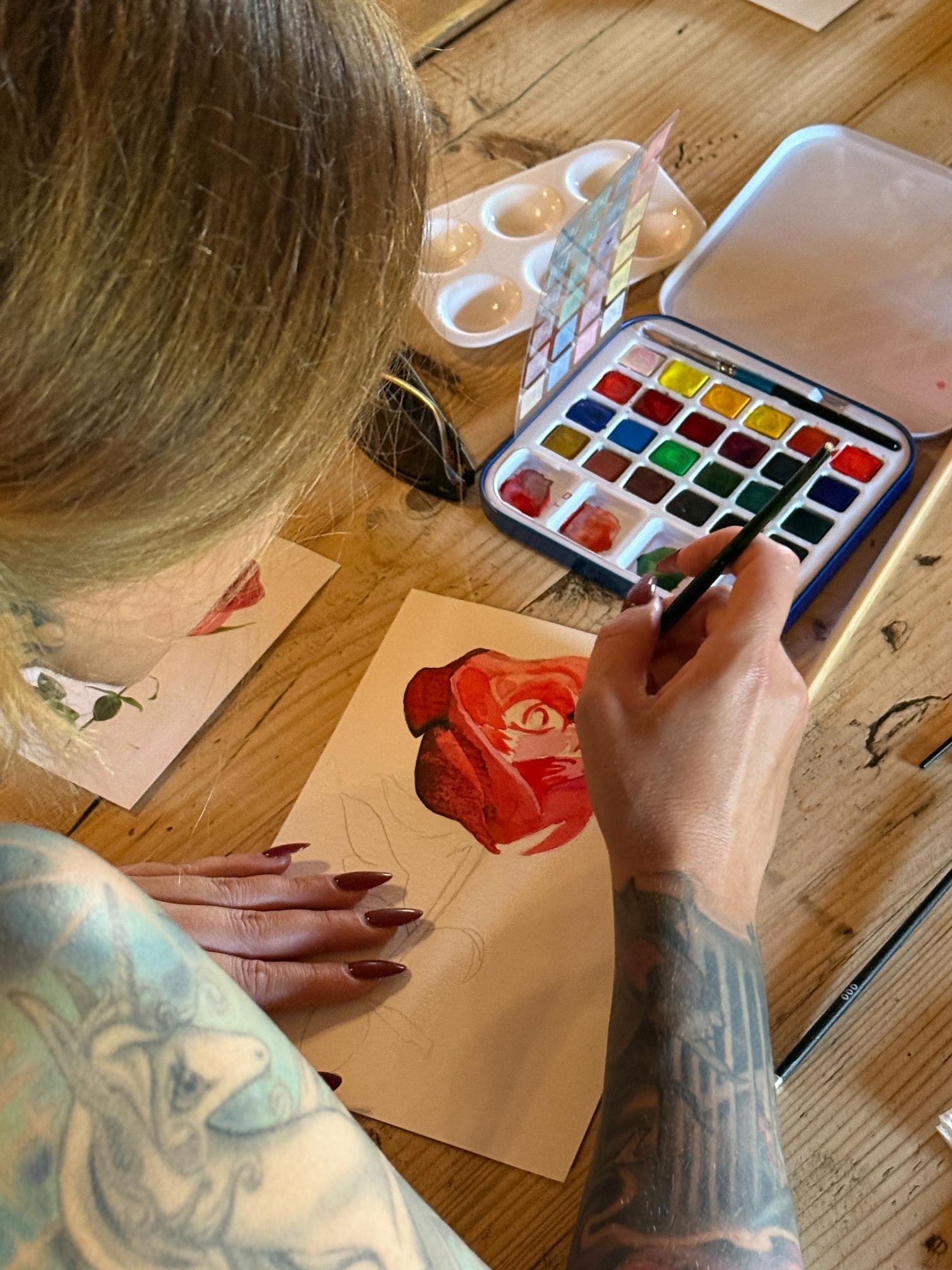 Summer Flowers Watercolour Workshop, 13 Jun 2026