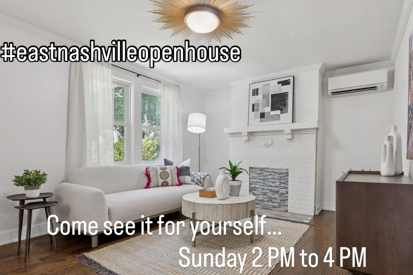 Open Sunday from 2 PM TO 4 PM. Come experience this amazing East Nashville lifestyle. 3 beds/2 baths, 1508 SqFt of charm and vibe galore! #eastnashvillerealestate #eastnashvilleopenhouse #eastnashvillelifestyle #musiccityliving #themusiccitylife #com