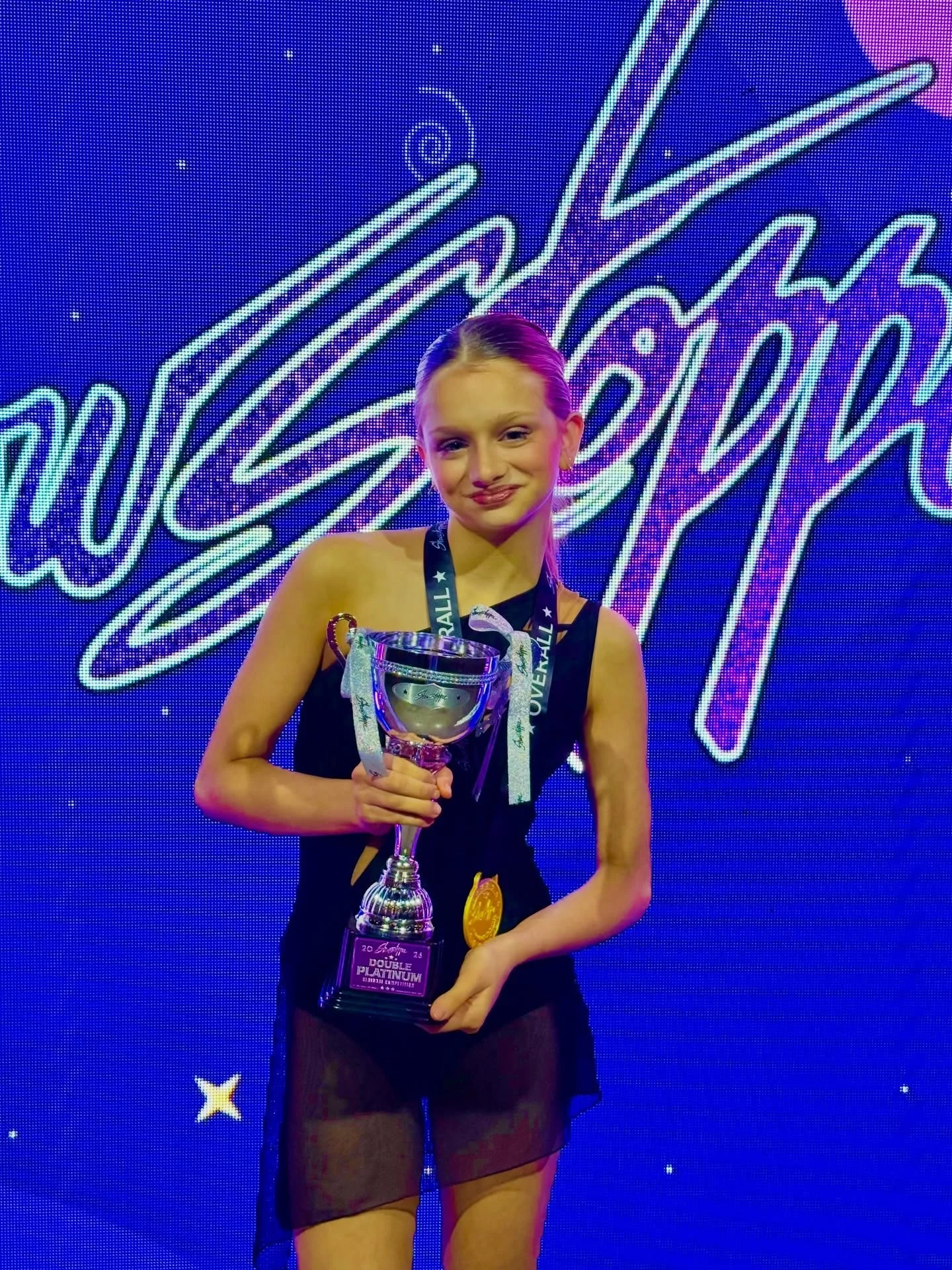 And so it begins! First dance comp of the season and she gets first place in her category and fourth highest score in her age group! She never ceases to amaze me with her poison, grace, and tallent in the moment! Thank you @lizzieqclark for your cons