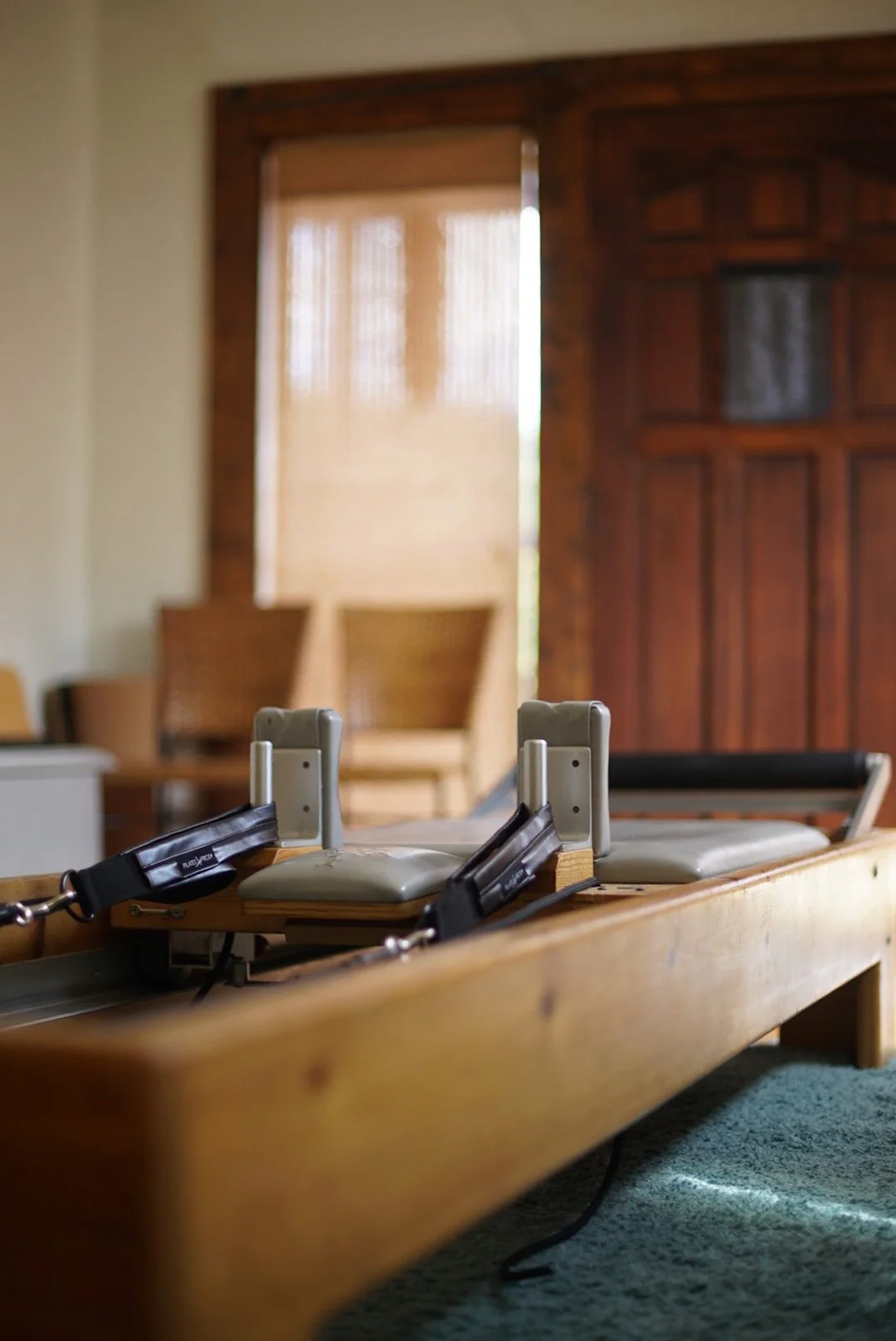 A Pilates reformer