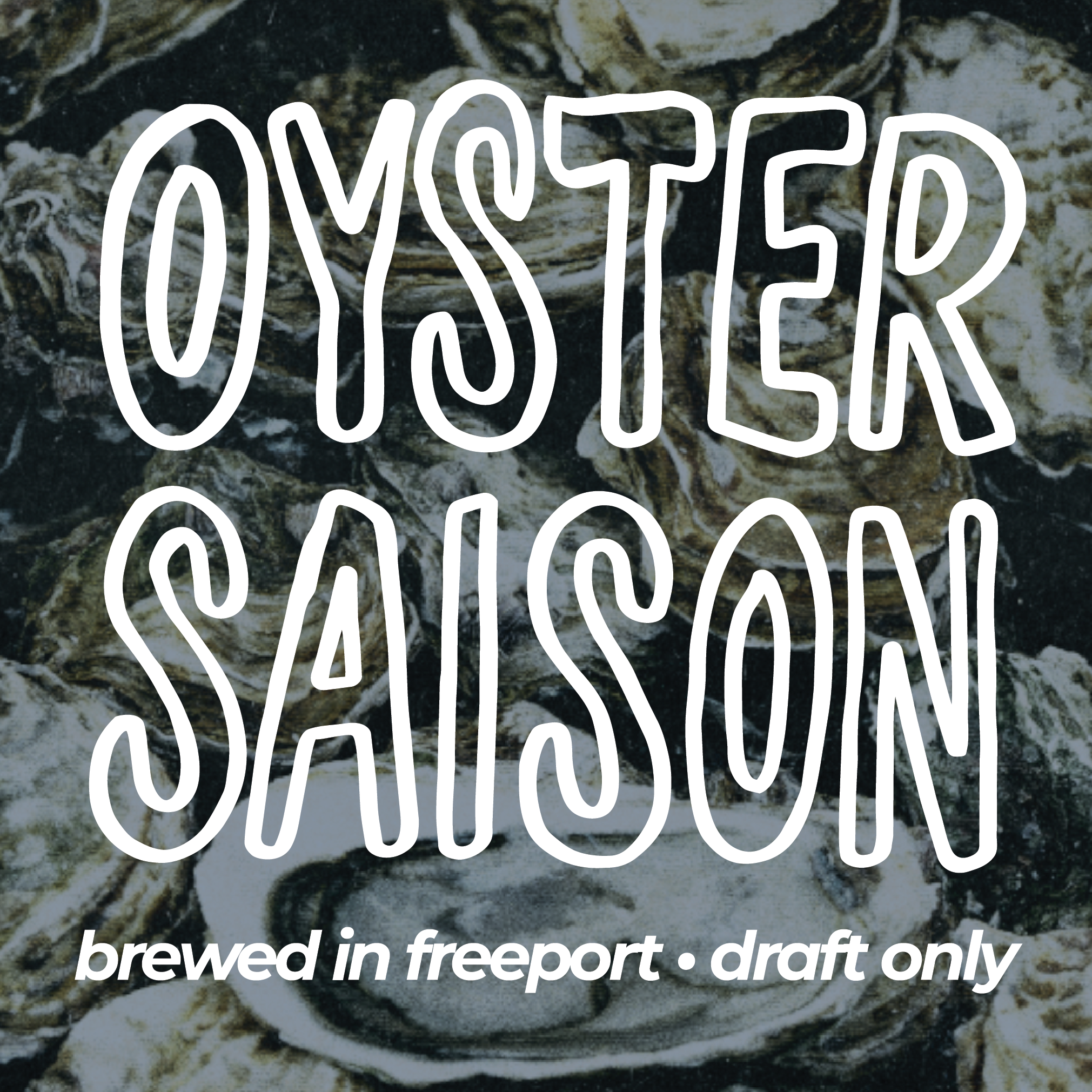 Oyster Saison // Freeport Pilot Beer // Draft Only // Farmhouse Ale //  4% ABV //  Brewed with 100% Blue Ox Malt, this saison features Pilsner, Vienna, and a touch of biscuit malt. Maine-grown oyster shells were added to the mash and boil to give a s