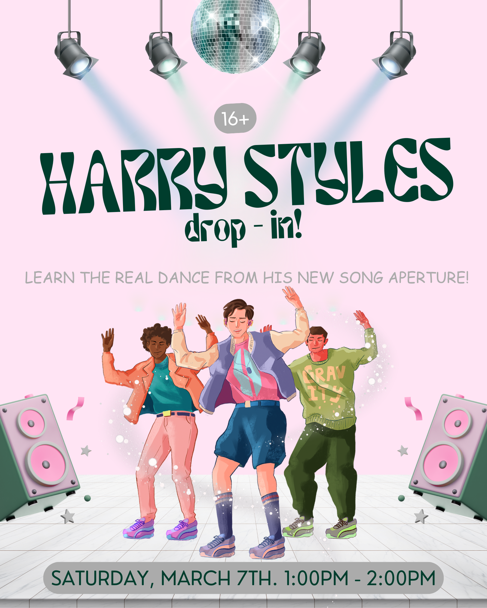 MARCH 7TH DROP-IN: HARRY STYLES!
