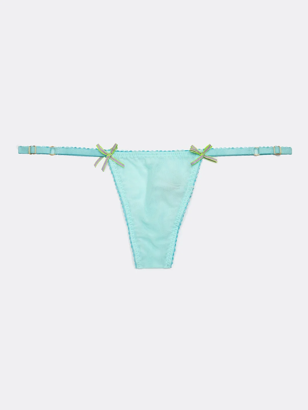 G-String Thong - Candy Blue