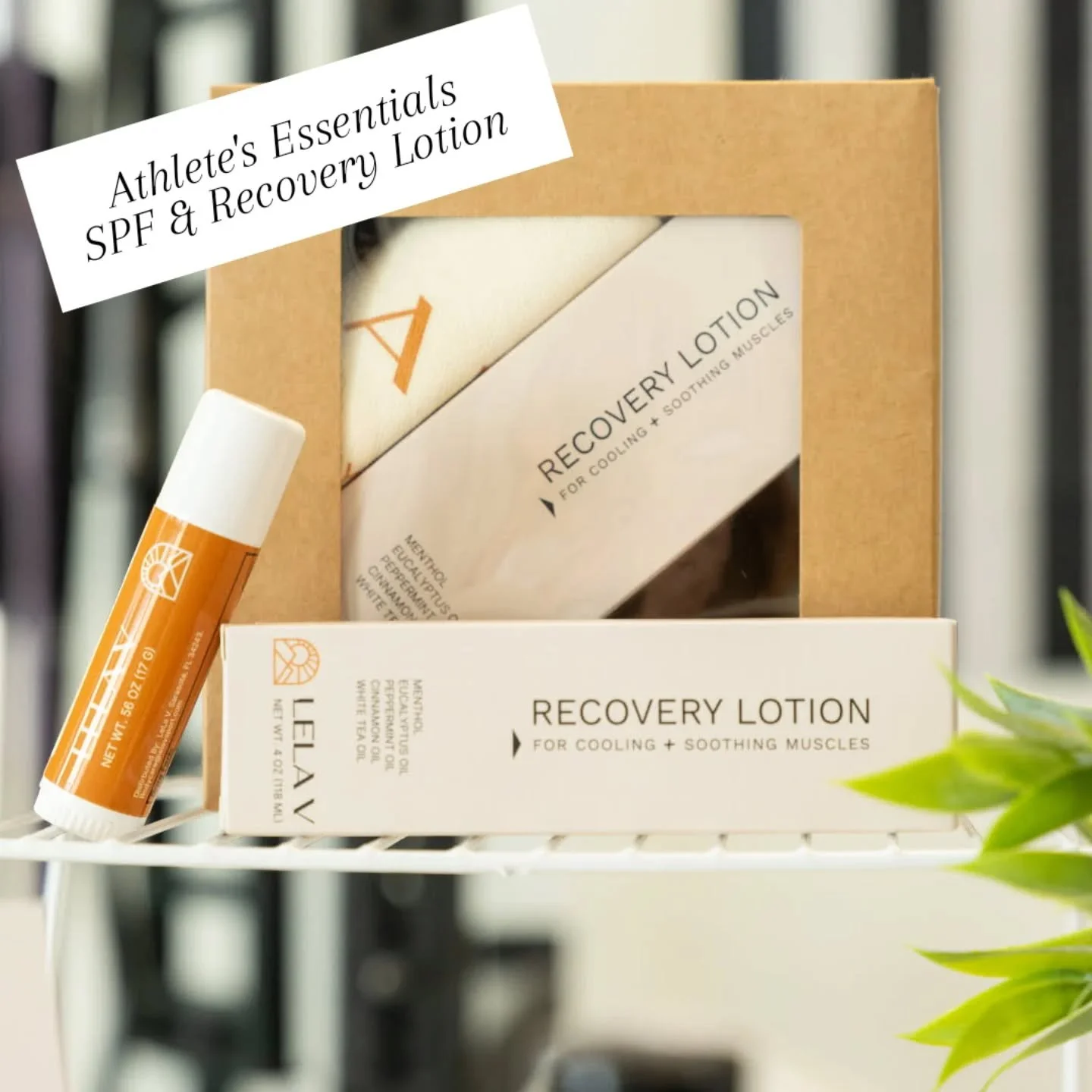 Shop the Athlete's Essentials 💪

On-the-go SPF30 Stick - Swipe on your face and go! No greasy hands!
Recovery Lotion - Apply &amp; massage onto your sore muscles and feel the immediate cooling relief.

Simple. Effective. Essential. 

#lelavsport #ac