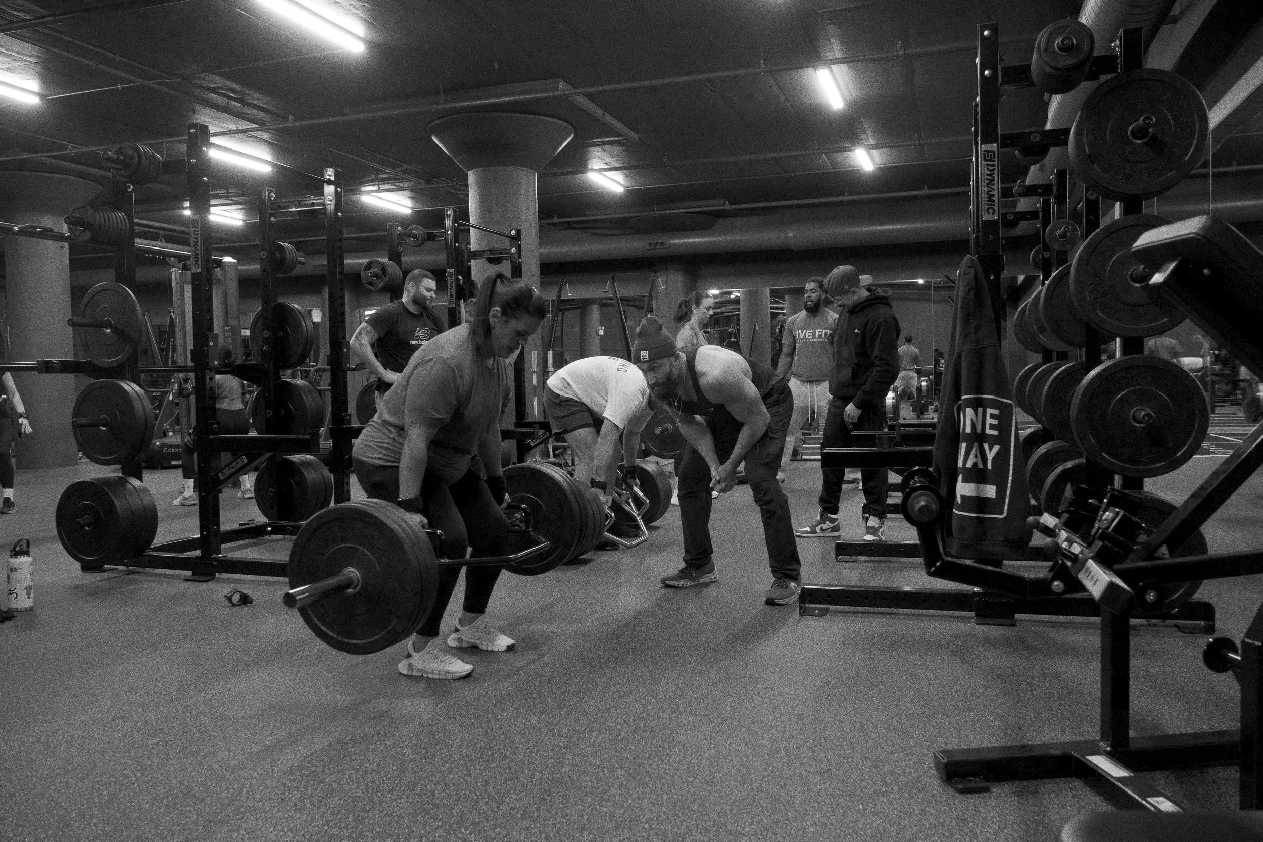 woman training during a Strength & Conditioning class at UNDEFINED Chi