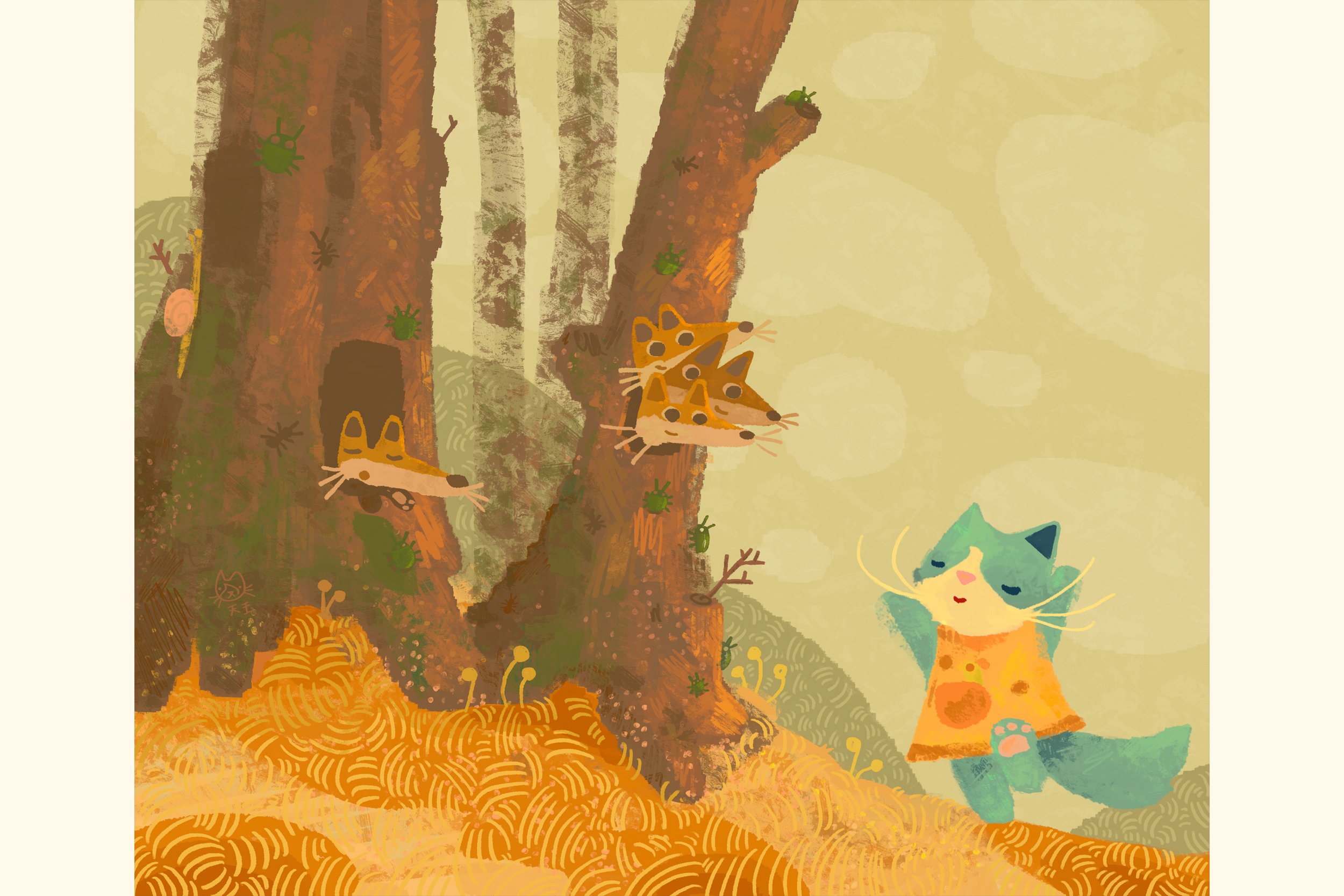 Sweet Pea and the Foxes