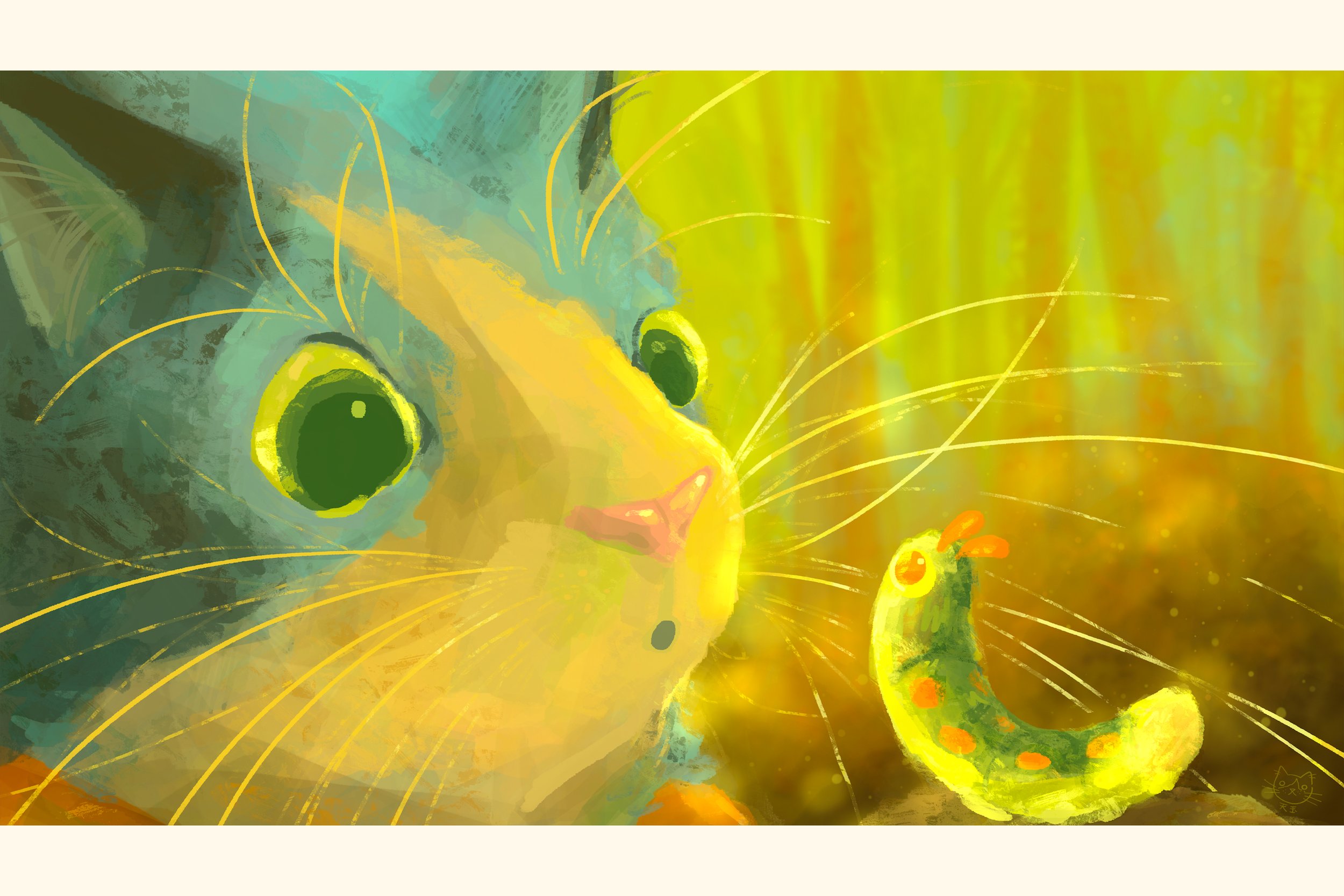 Sweet Pea makes a friend