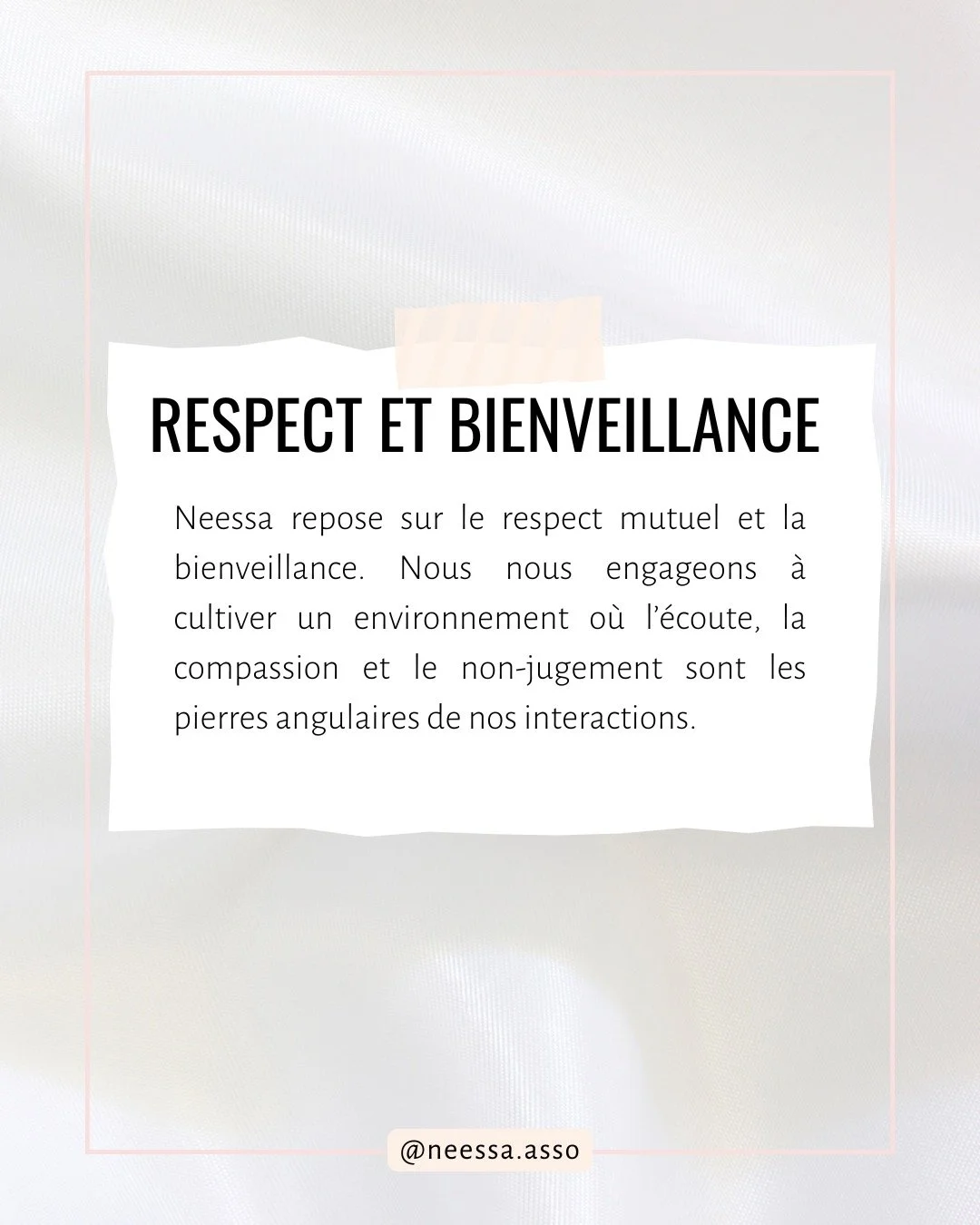 #Neessa #Association #Femmes #accompagnement #Entraide #Soutien #Solidarit&eacute; #sororit&eacute; #MainDansLaMain
#UnisPourAgir #TousEnsemble #ForceCollective
#AideMutuelle #Partage #Bienveillance #ToujoursL&agrave;
#MainTendue #SoutienInconditionn