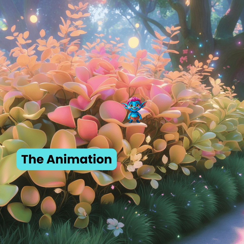 Image of an animated bush