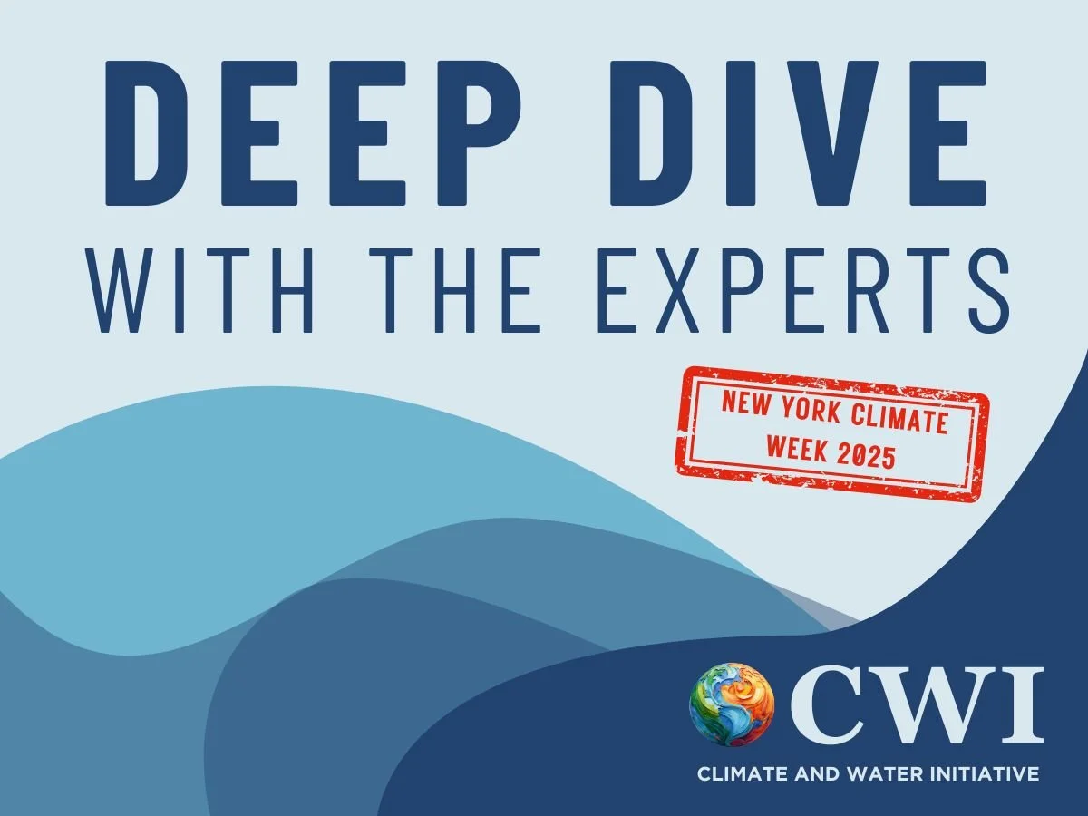 Deep Dive with the Experts: New York Climate Week 2025