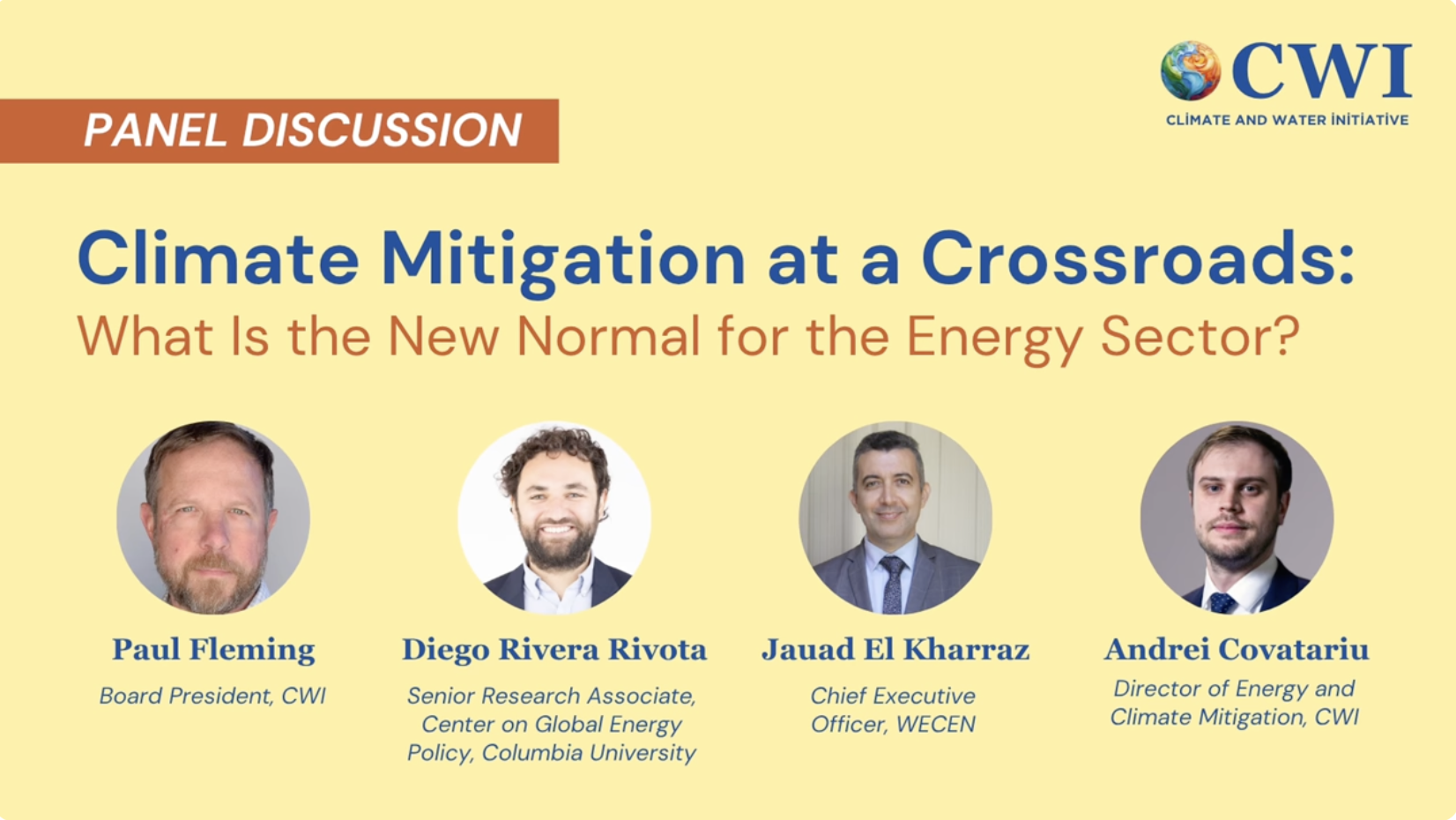 Climate Mitigation at a Crossroads: What is the New Normal for the Energy Sector?