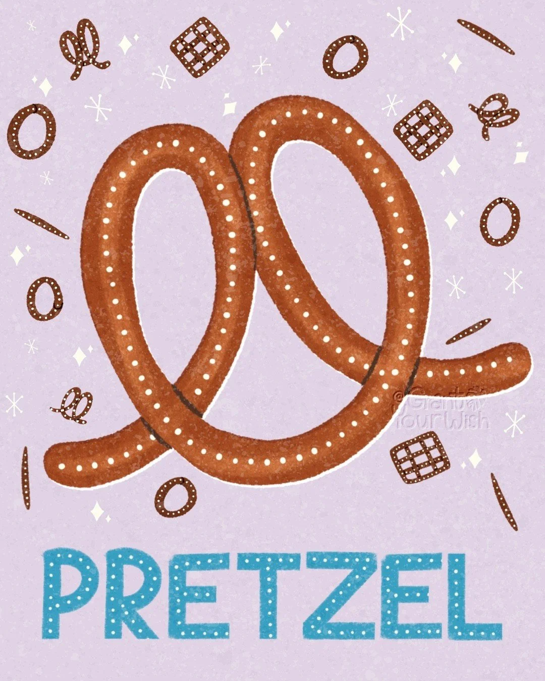 I totally fell off the January challenge, but I won&rsquo;t let that stop me. So, I&rsquo;ll continue to post the artwork I created but forgot to post! Enjoy!

#pretzel #foodillustration #illustration