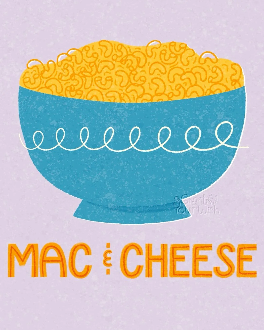 I LOVE mac and cheese! I only have it twice a year for thanksgiving and Christmas dinner and I get so excited every time! 
#macandcheese #foodillustrations #MAE2026 #procreateillustrations