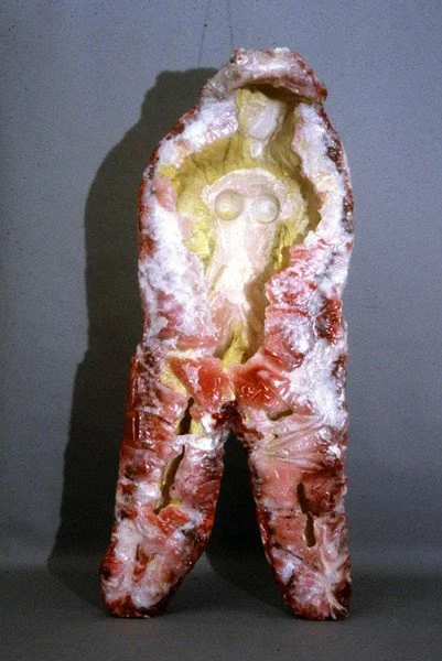 Woman, 1987, Cloth, plaster, wax, pigment, 72 x 34 x 16"
