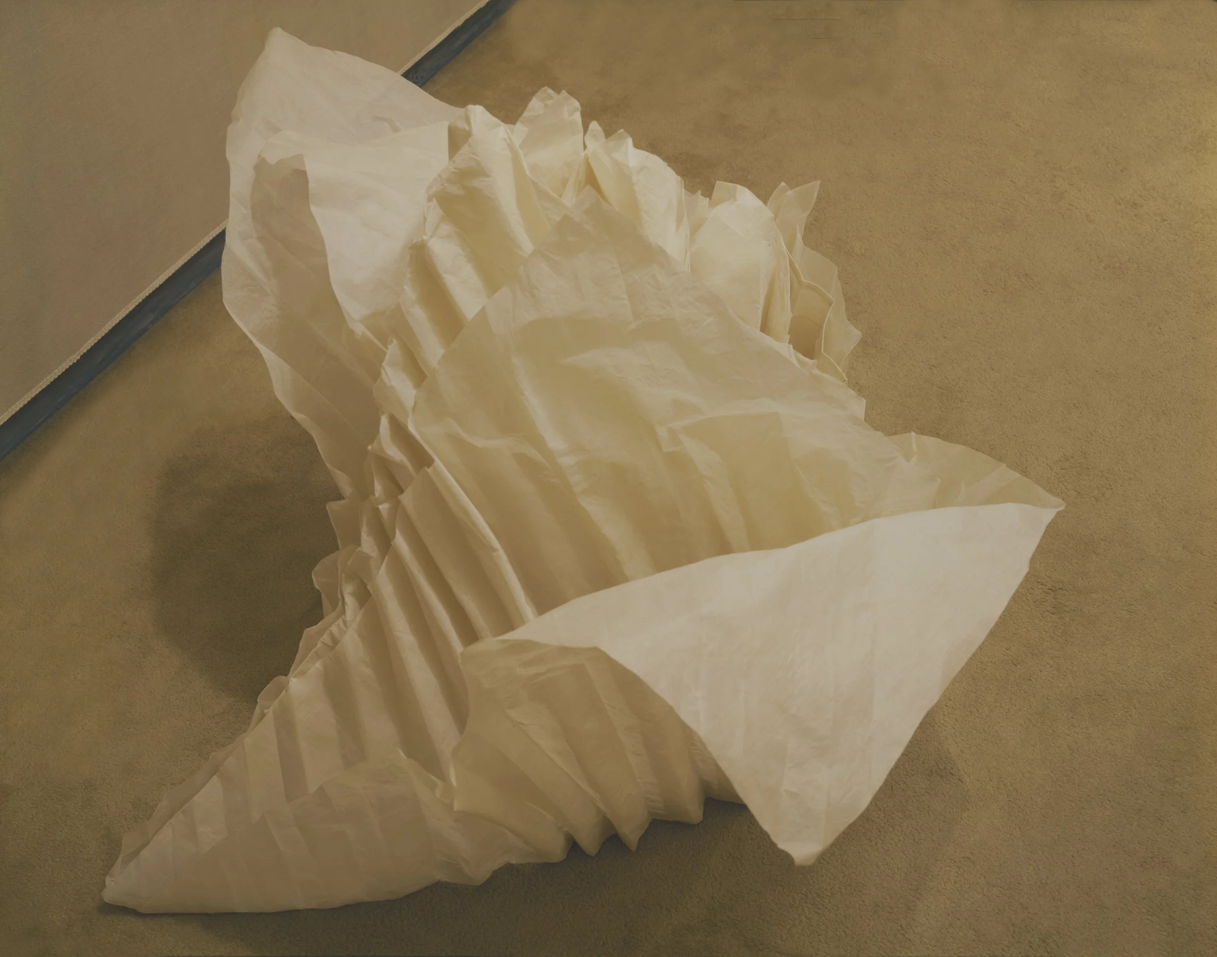 Ice Wave, 1980, Organdy, 48"h  x 30"w x 38"d