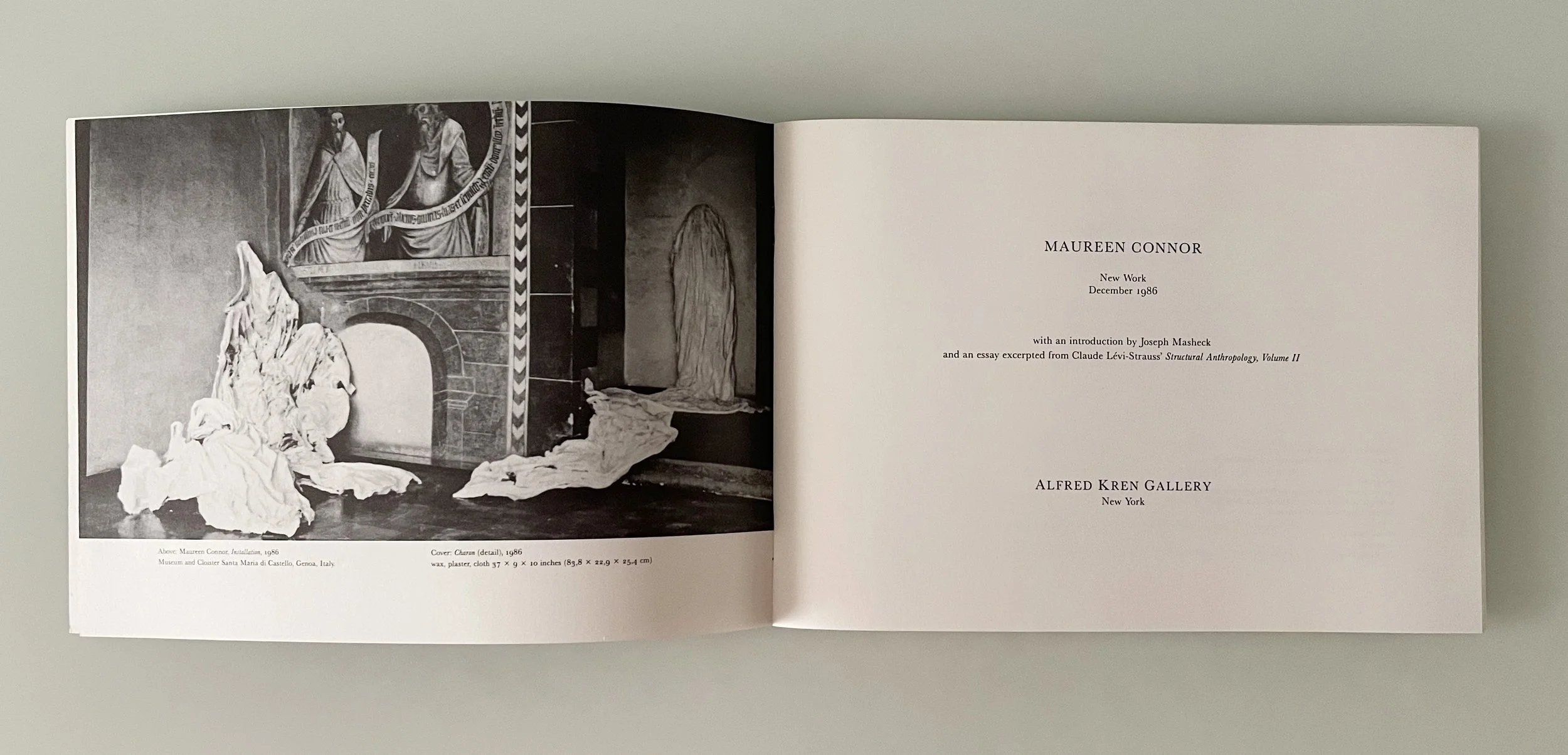Exhibition Catalog Alfred Kren Gallery, Maureen Connor: New Work, December 1986  
