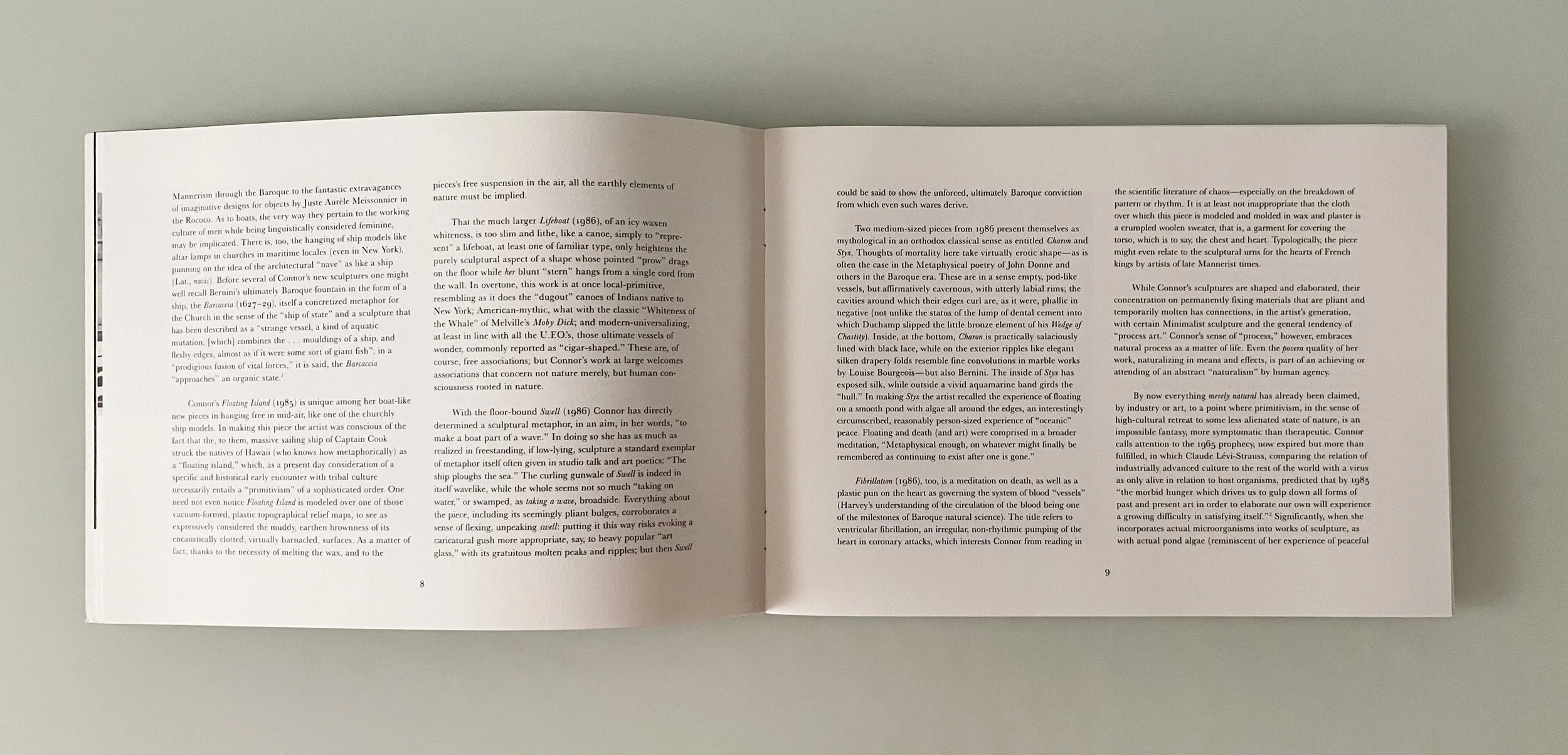 Exhibition Catalog Alfred Kren Gallery, Maureen Connor: New Work, December 1986   