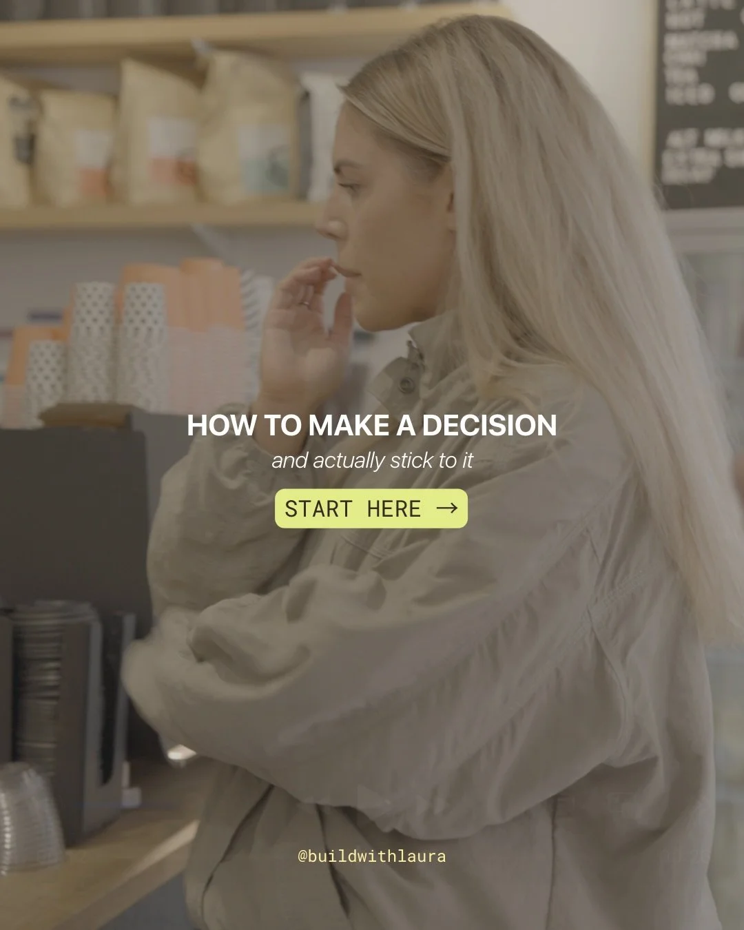 anyone else freeze in the coffee shop as soon as they ask for your order? i&rsquo;ve got you ☕️ 

this piece was inspired by my very own experiences + @theweirdyearspodcast episode on overthinking and escaping the regret spiral 🌀 

what&rsquo;s one 