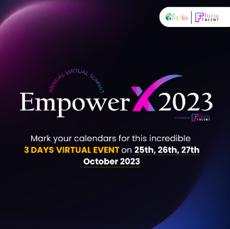 Amy McCae speaking for Fuzia Talent based in India for a presentation at Empower X