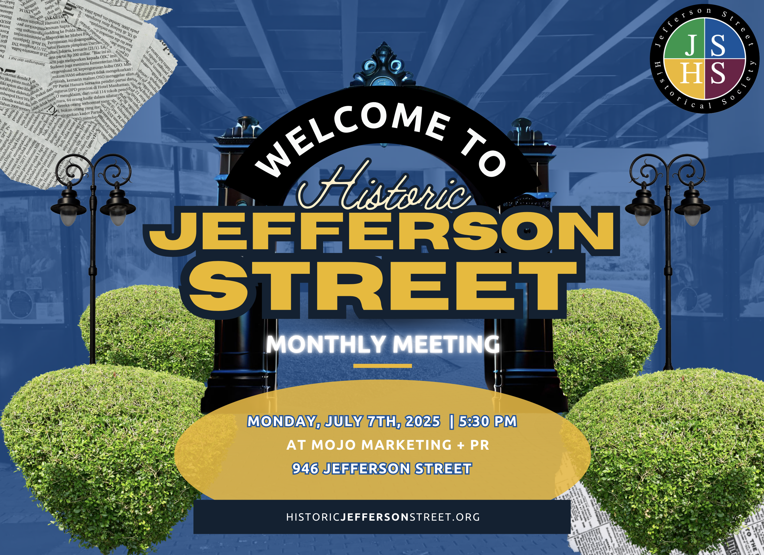 Historic Jefferson Street Business Owners Meeting