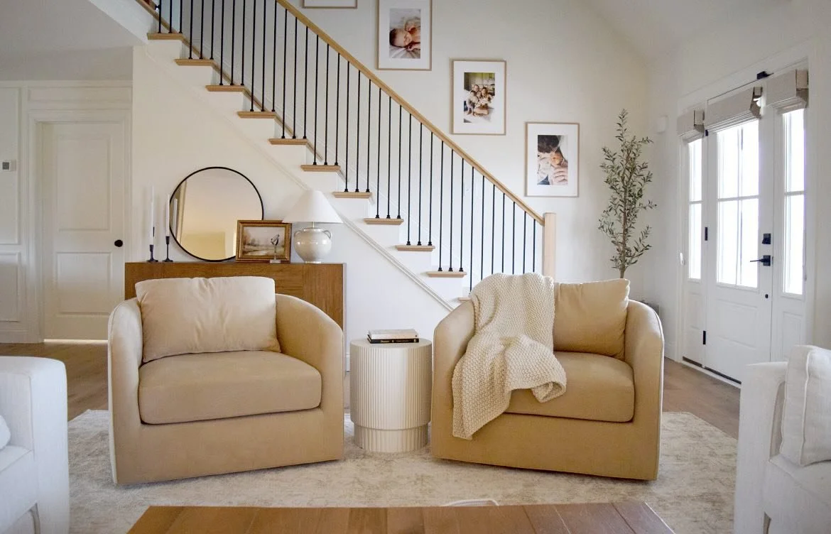 Easing back in from maternity leave just in time for fall! 🍂 Let&rsquo;s take some time to cozy up in our favorite spaces and dream about the projects we want to take on next in our home. And possibly start considering where the furniture is going t