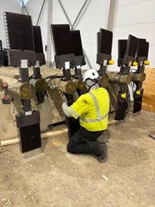 Grind-Well crews are always on the move and hard at work prepping a new site for mobilization.

#construction #ibew #linemen #veteran #union #safety