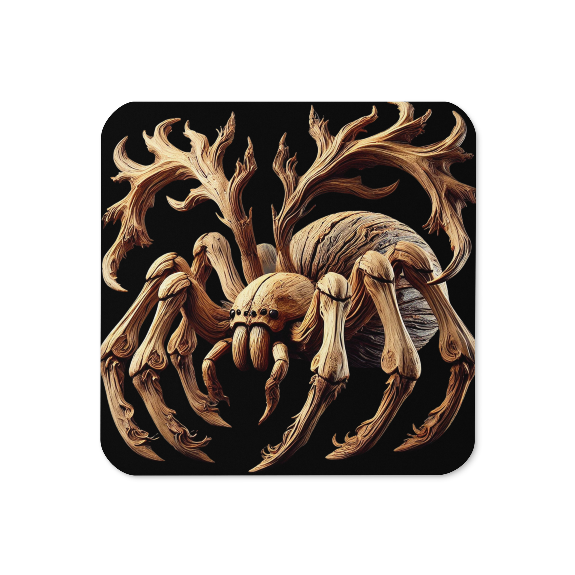 The Black Widow Myth~ Cork Coaster
