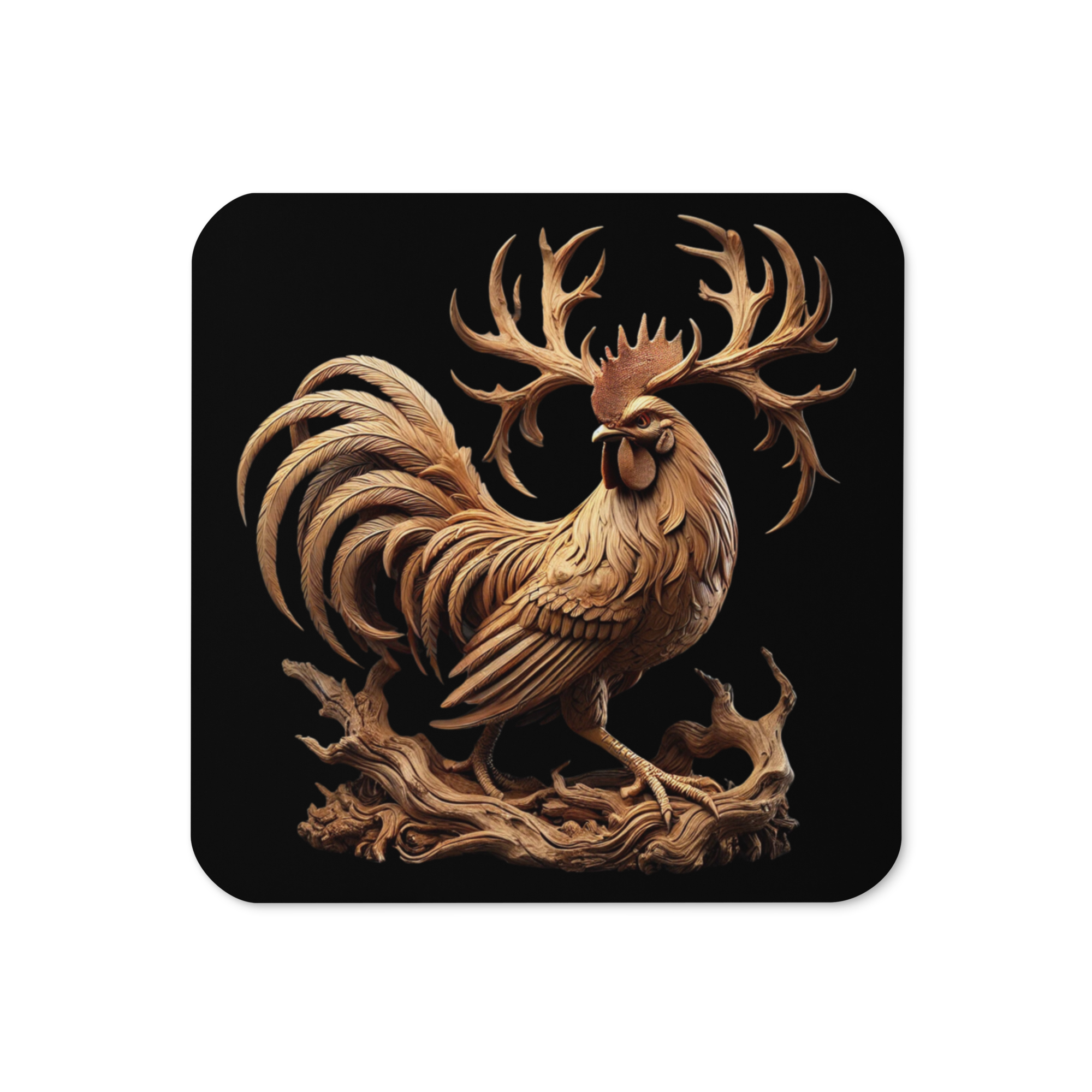 The Regal Rooster Cork-Coaster