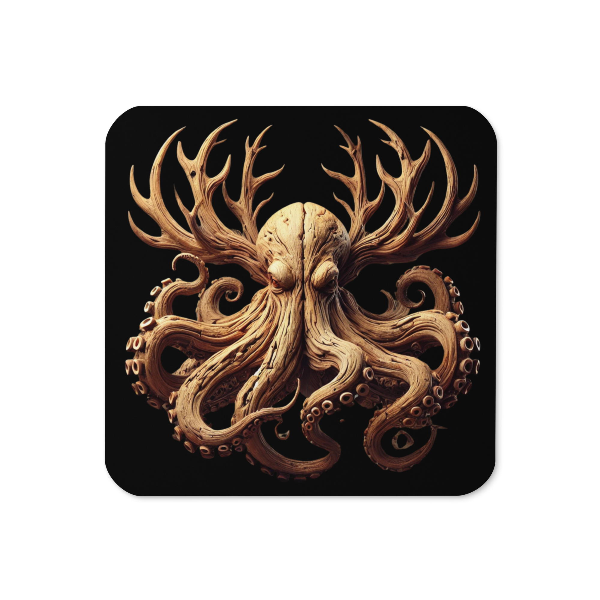 The Elderwood Kraken Cork Coaster