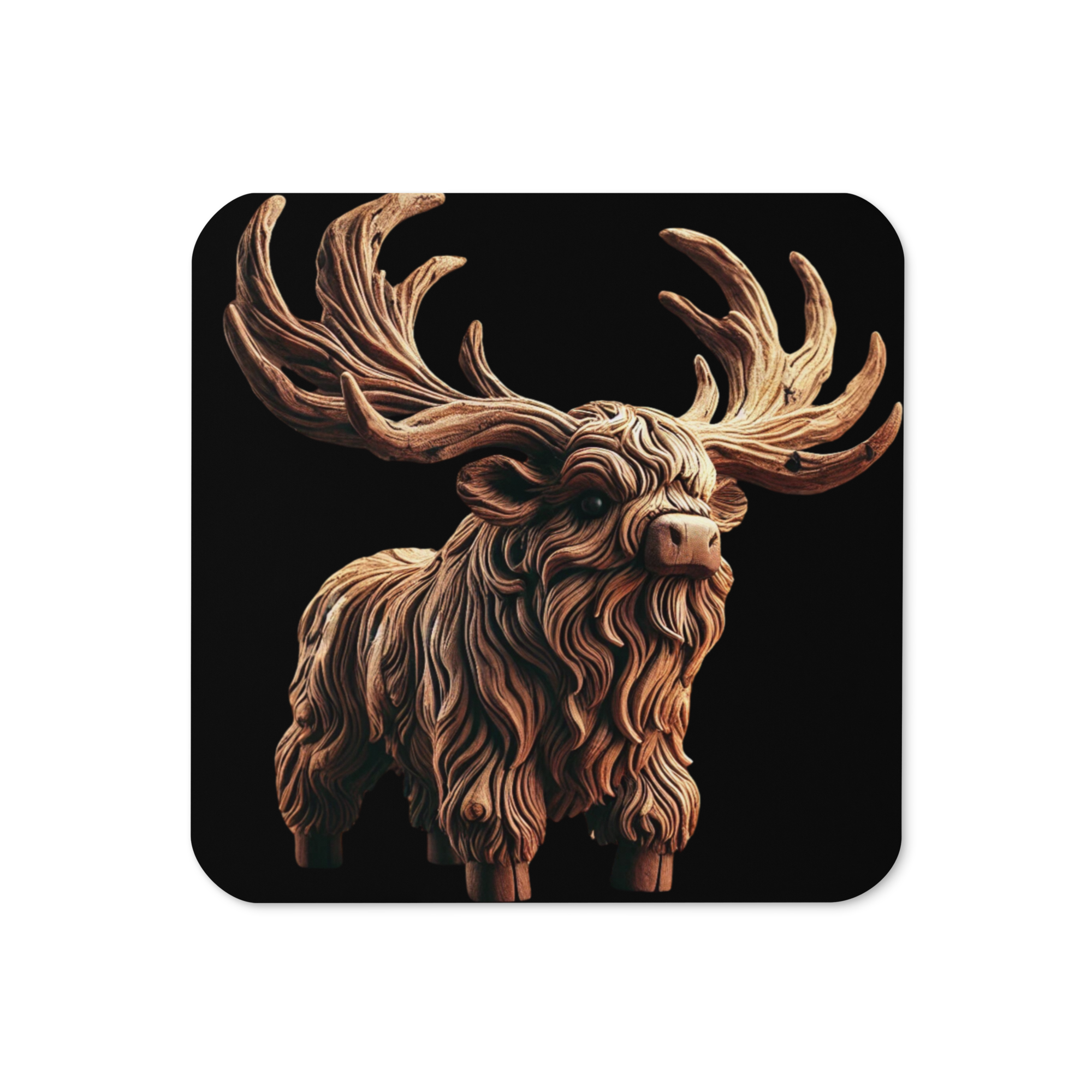 The Majestic Highland~ Cork Coaster