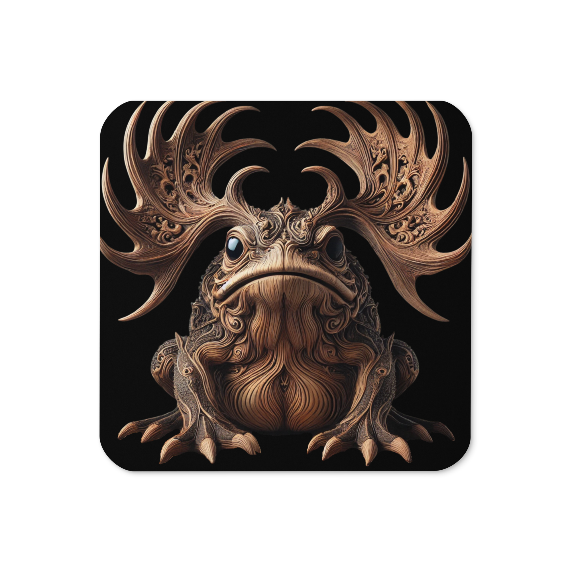 The Mystic Toad~ Cork Coaster
