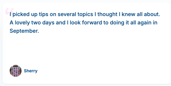 Why Quilters Love the Quilted Summit (Testimonials)!