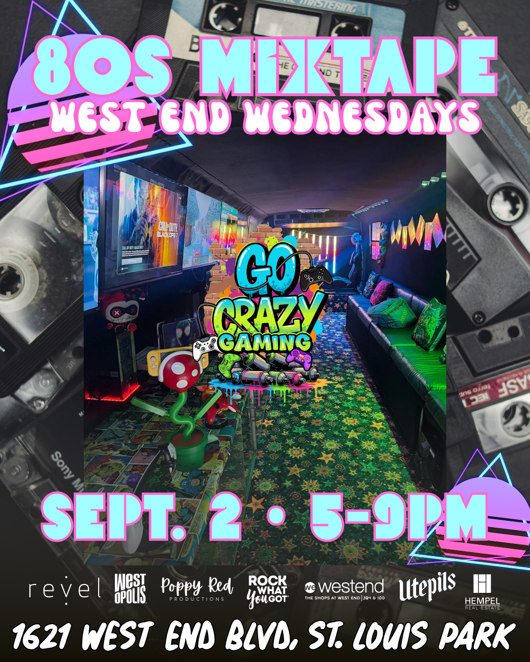 Go Crazy Gaming Truck 80s Mixtape