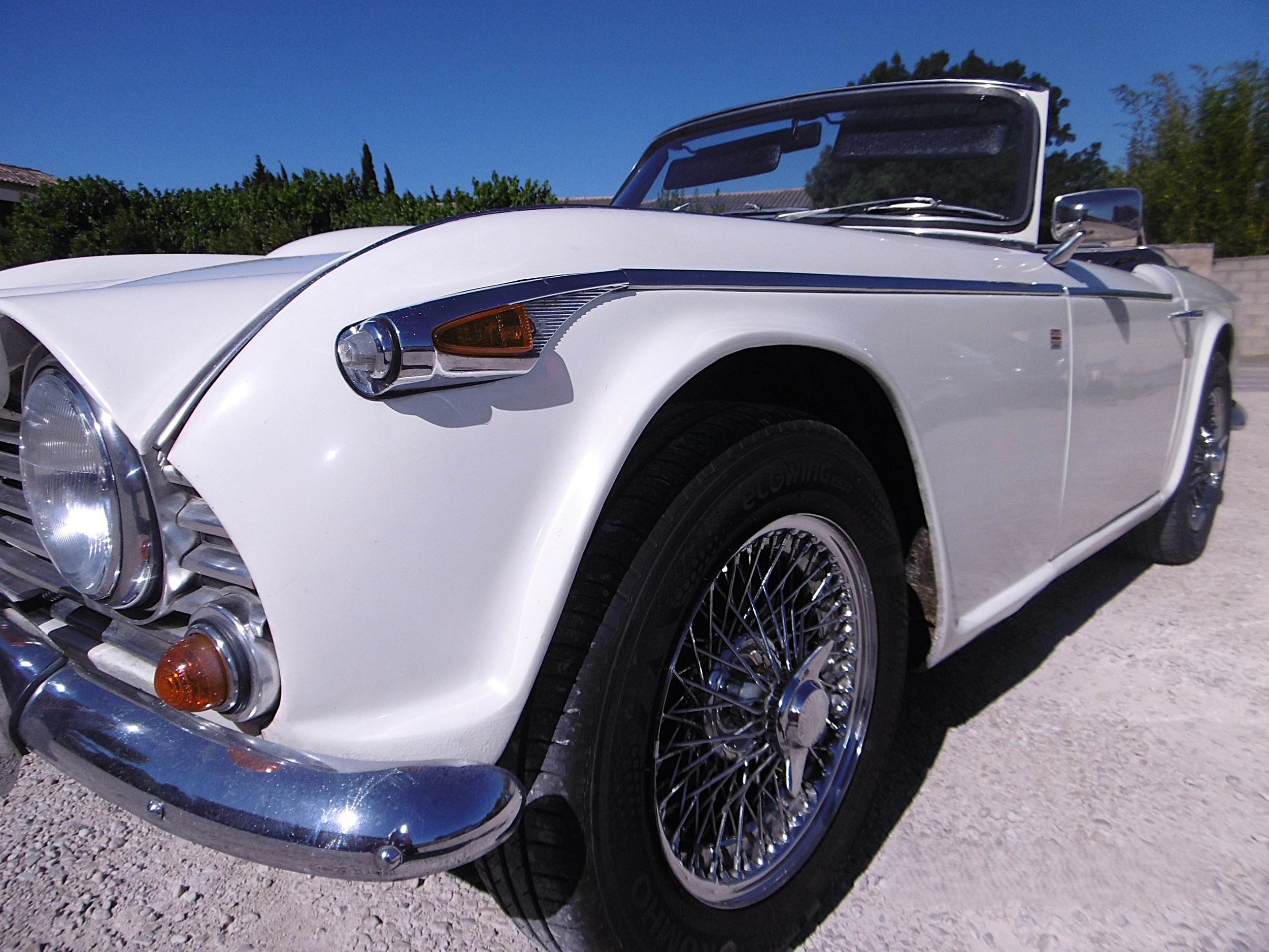 évaluation d'une voiture de collection, TR4 irs