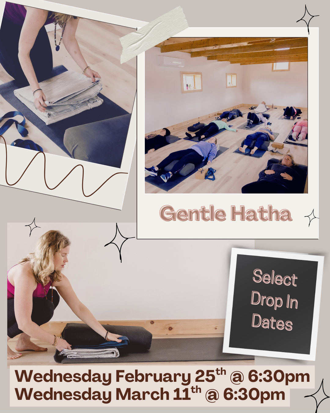 Gentle Hatha Yoga Drop