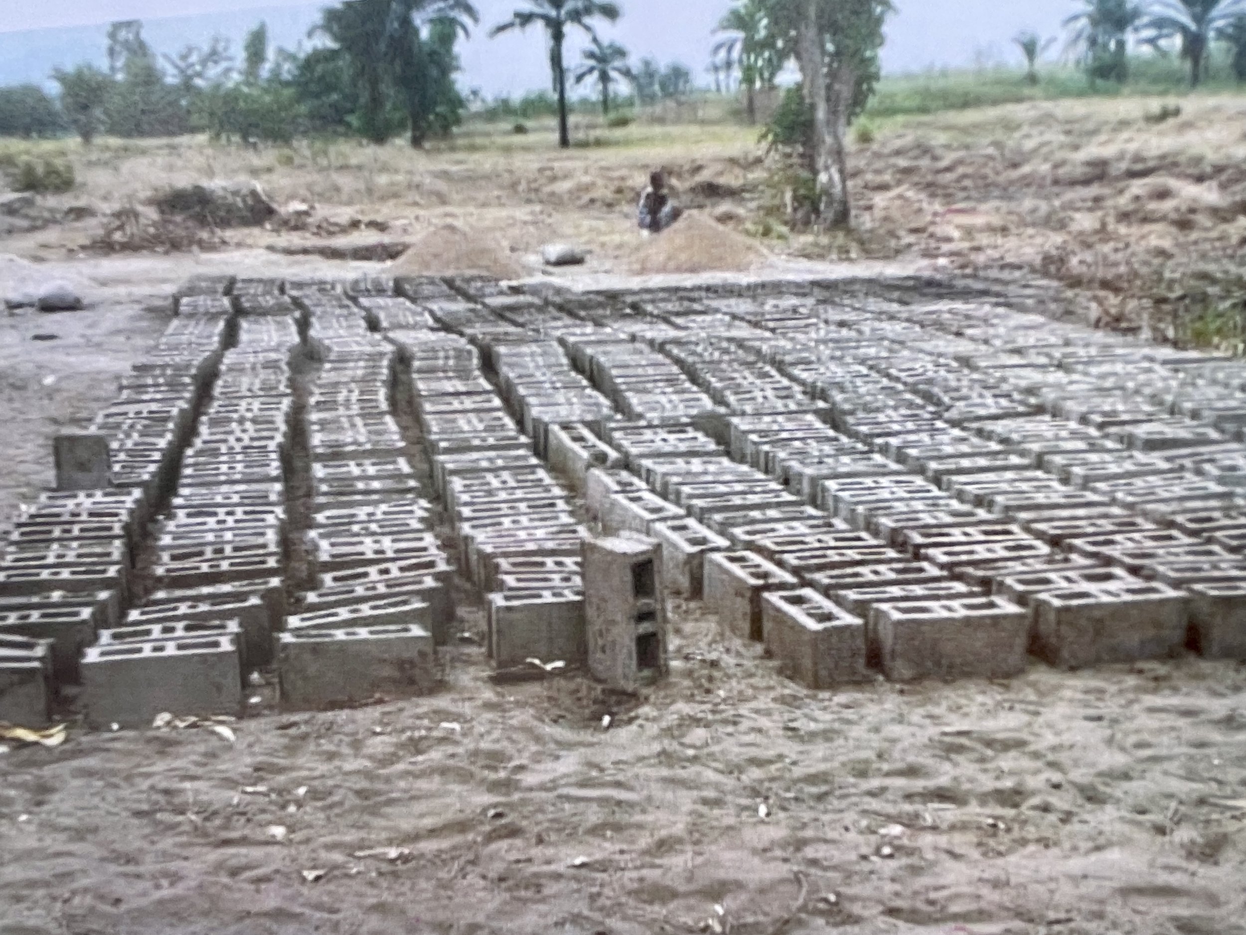 Step 3: Handmake concrete bricks. Additional materials need to be transported via the only car in the village.