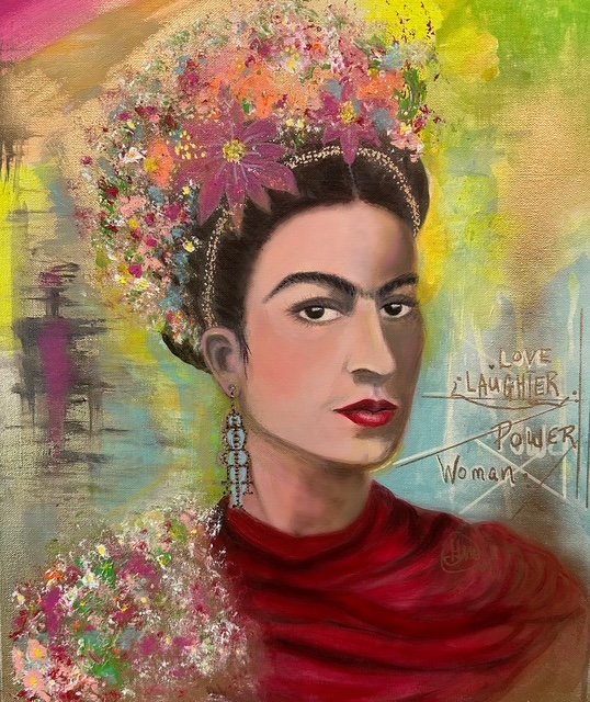 Frida Kahlo - Crown of Flowers300.jpeg