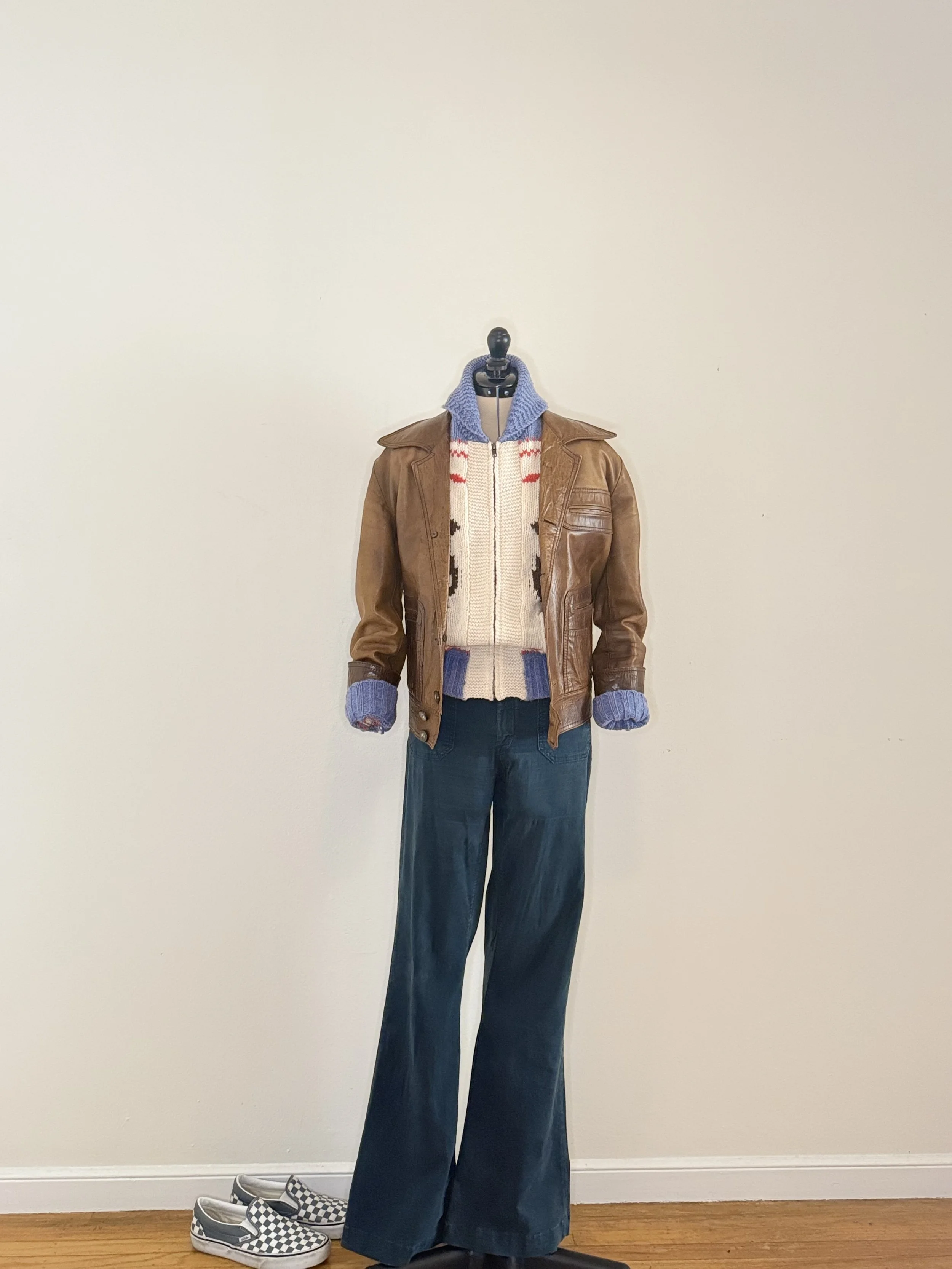 Croped Leather Jacket