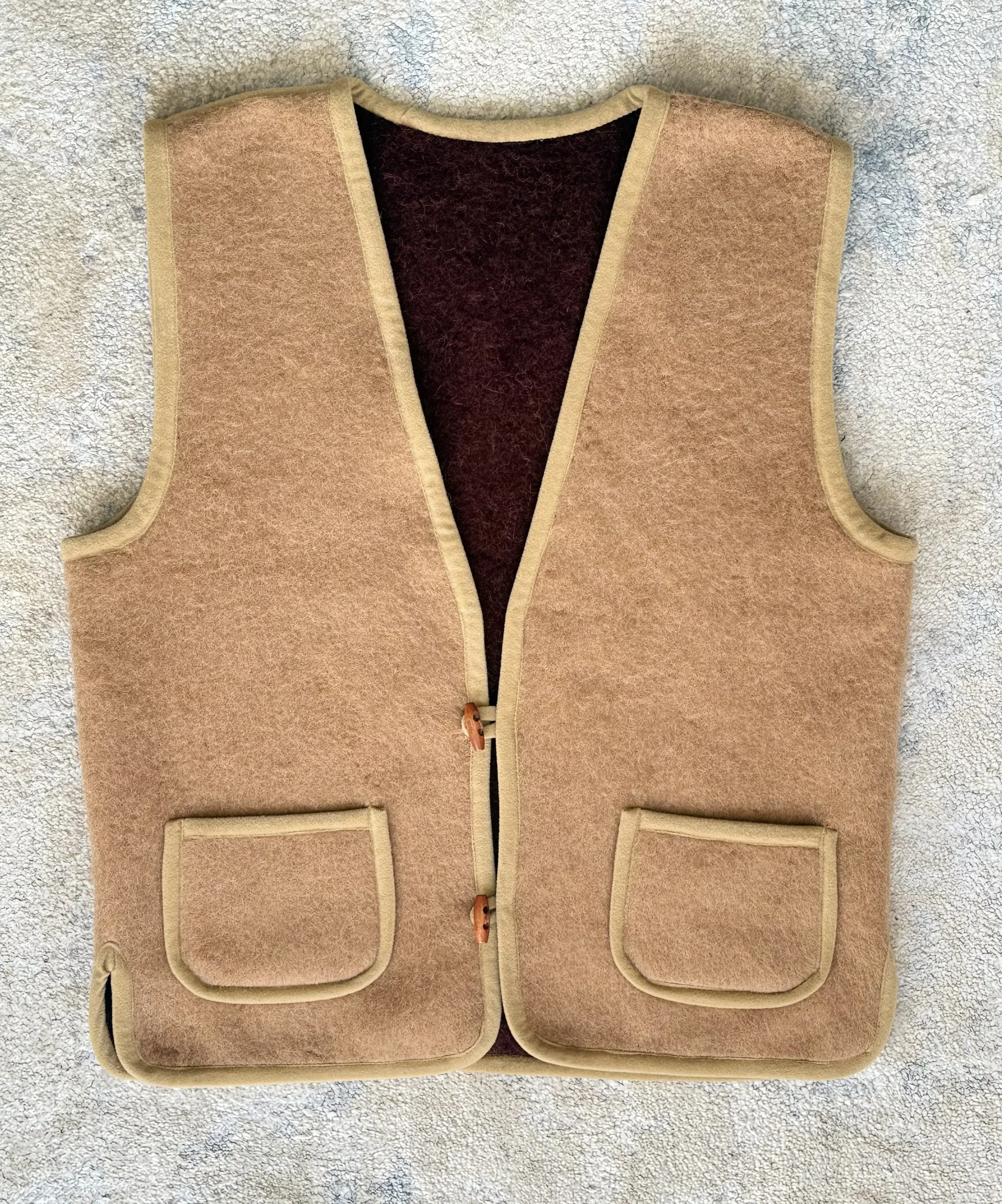 Camel Hair Vest