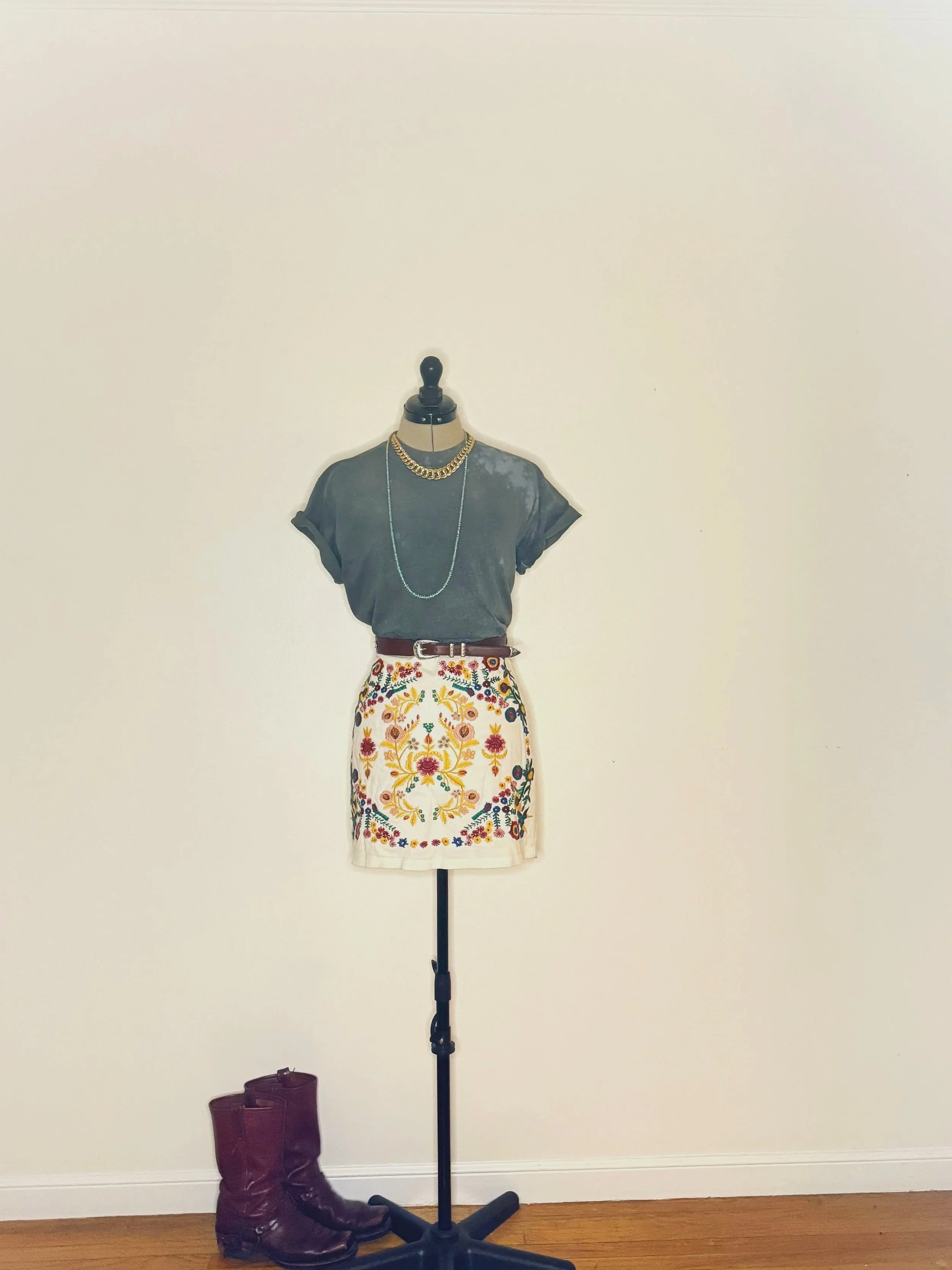 Charcoal Tie-Dye Tee