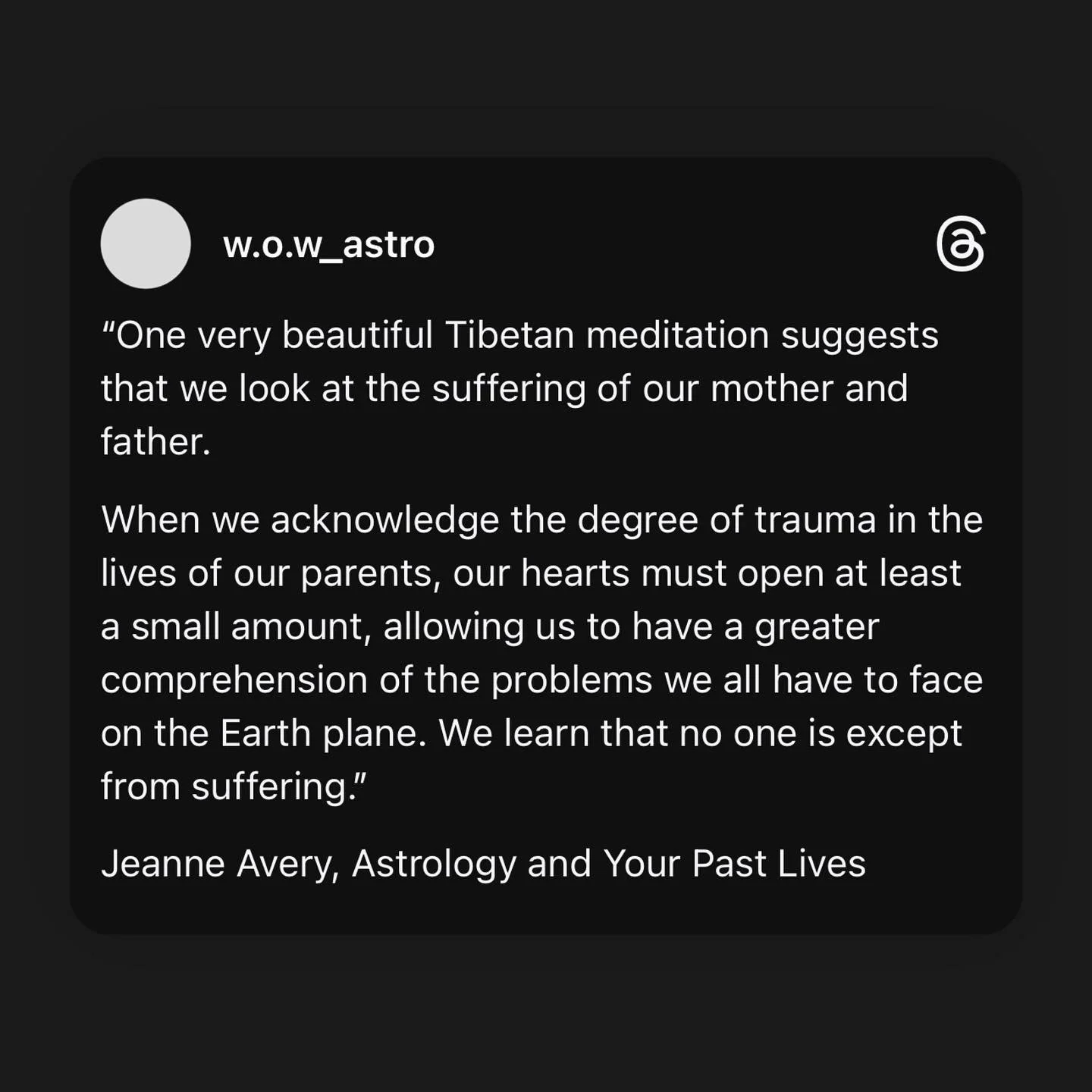 #Suffering #Astrology #Moon #Mother #Father #compassion