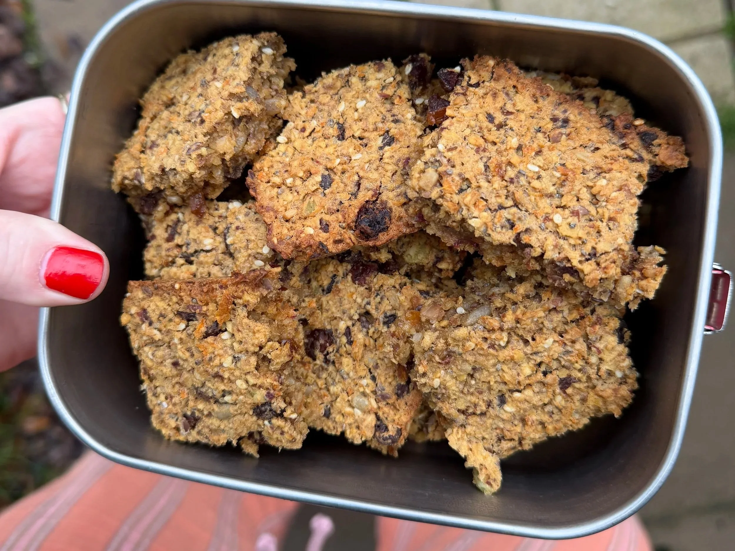 Super seeded carrot cake bars - baby and toddler recipe, baby recipe, toddler recipe, oat bars for baby, oat bar toddler