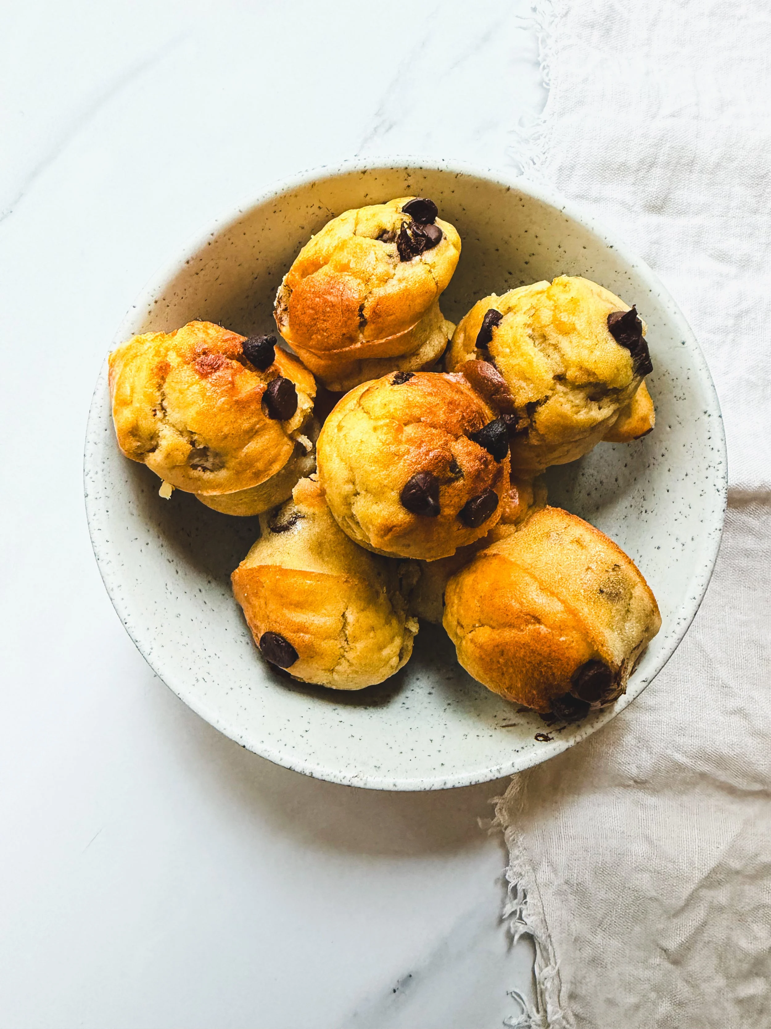 Baby’s banana mini muffins