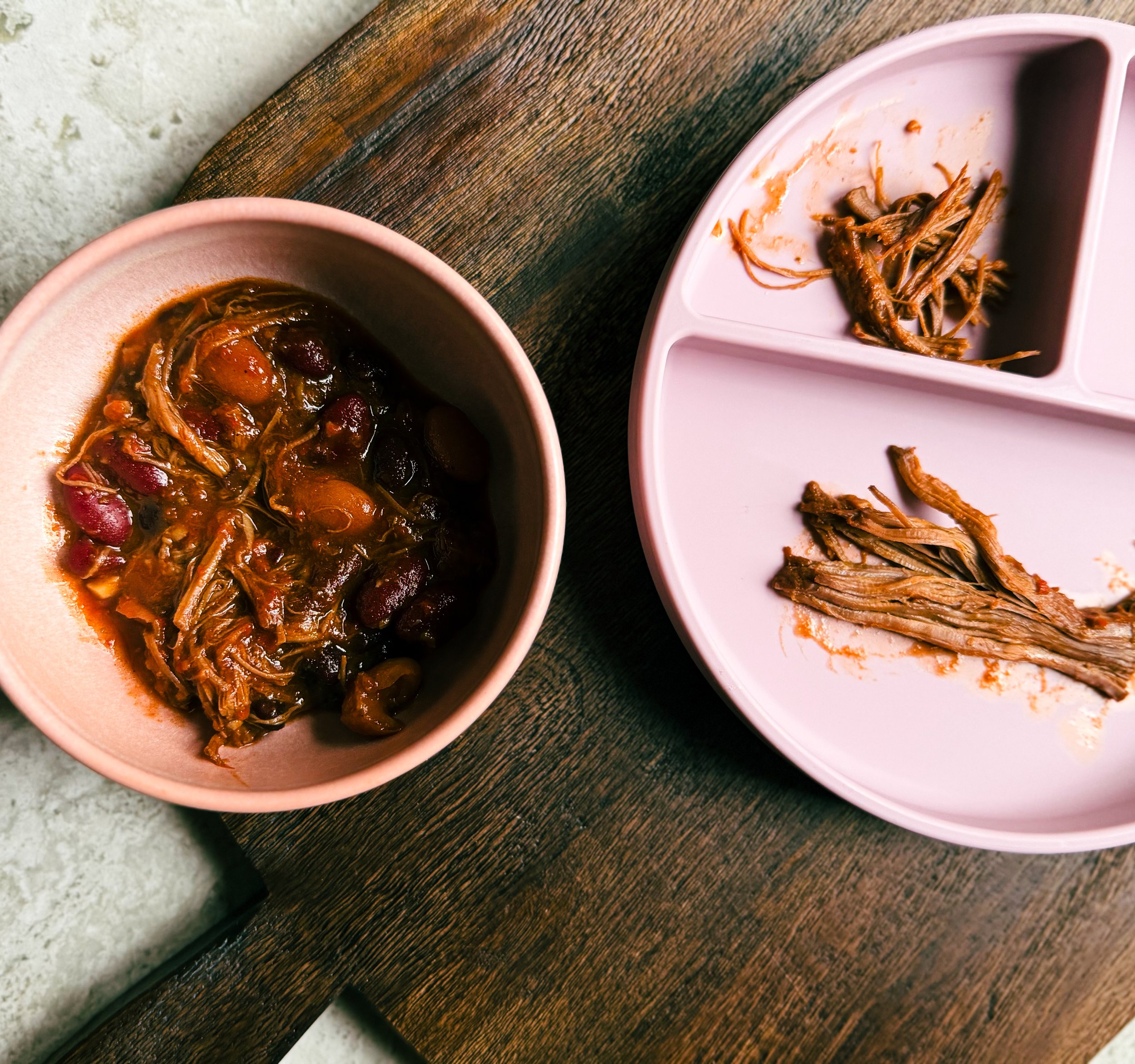 Mexican shredded beef chilli con carne ~ baby and toddler recipe ~