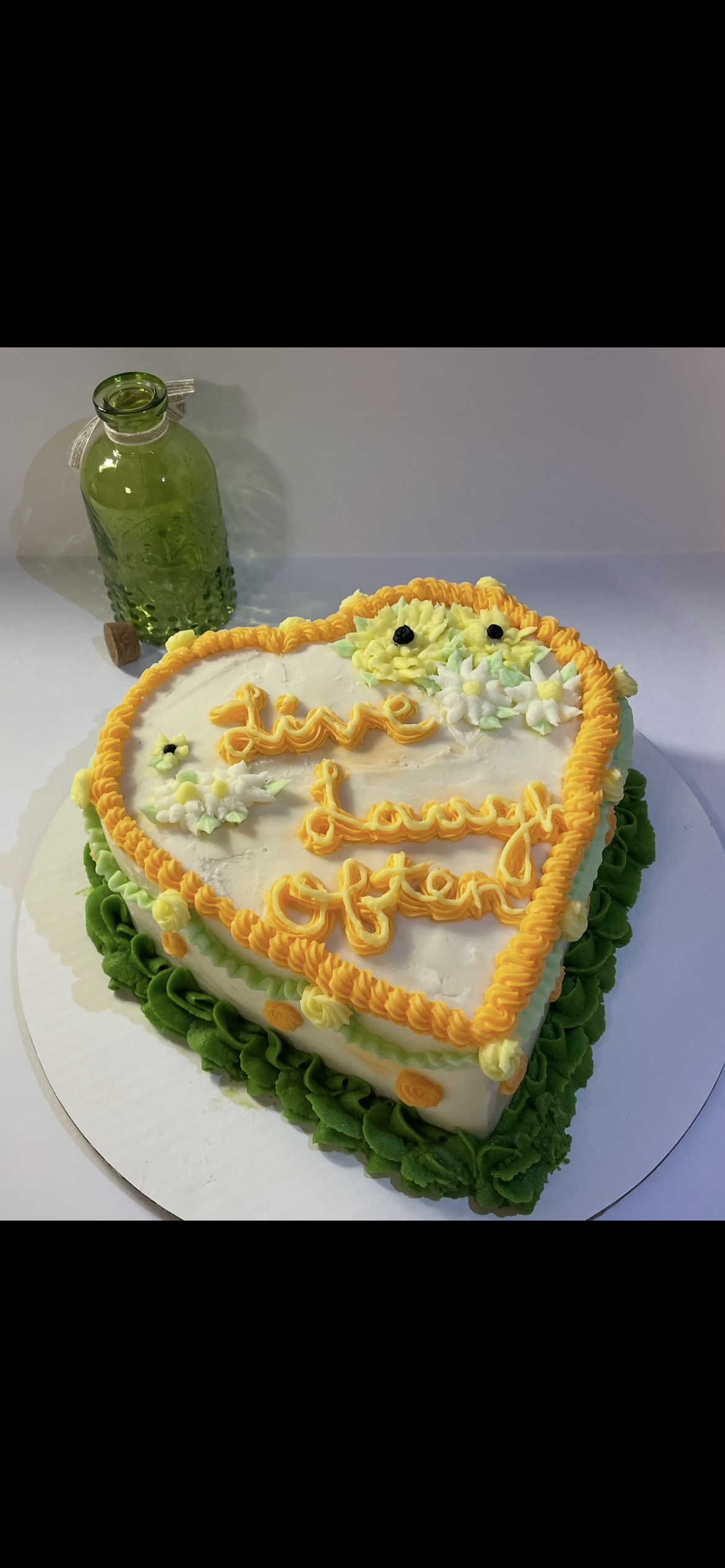 8 -Inch Heart Shaped Cake