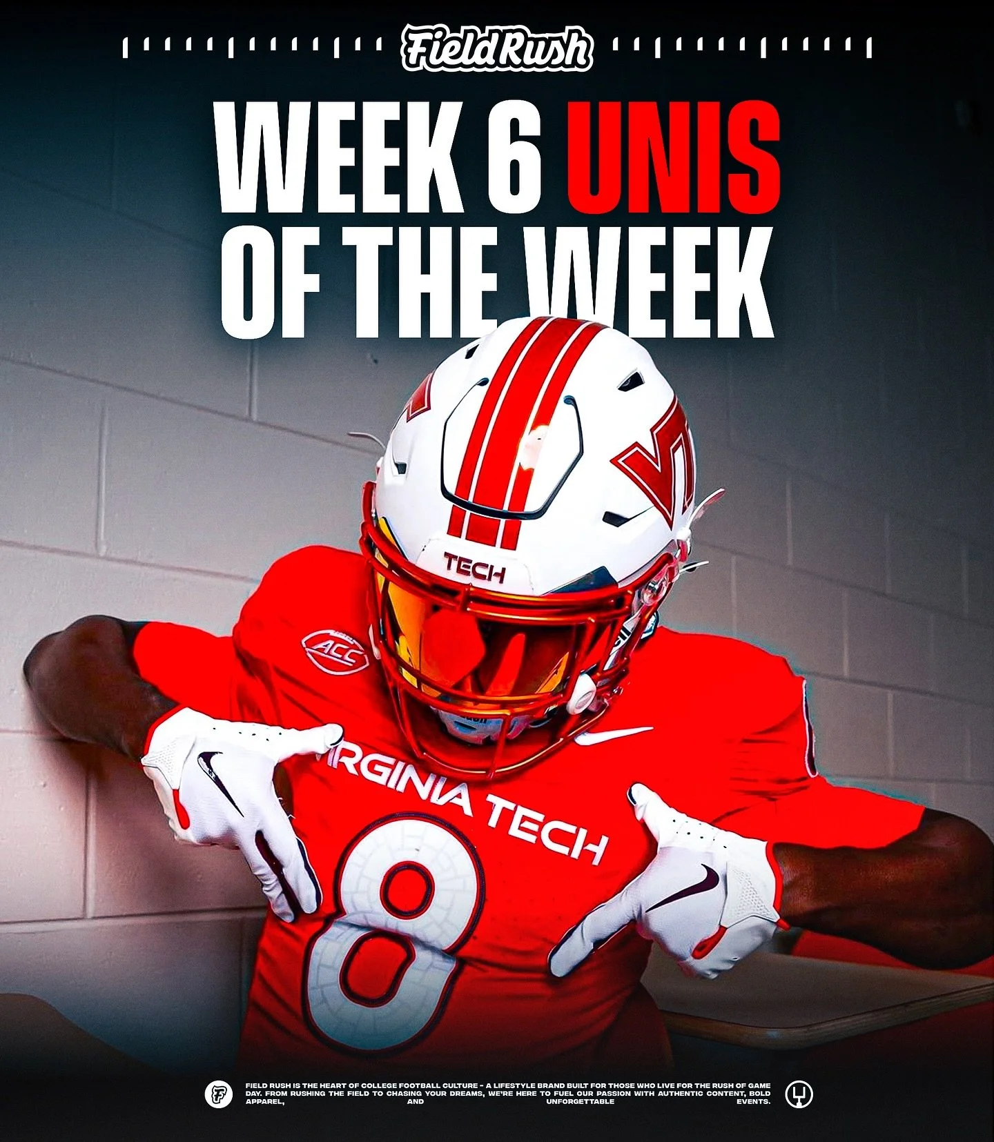 The Week 6 Field Rush Unis of the week 😮&zwj;💨

Who&rsquo;s got the best ones?