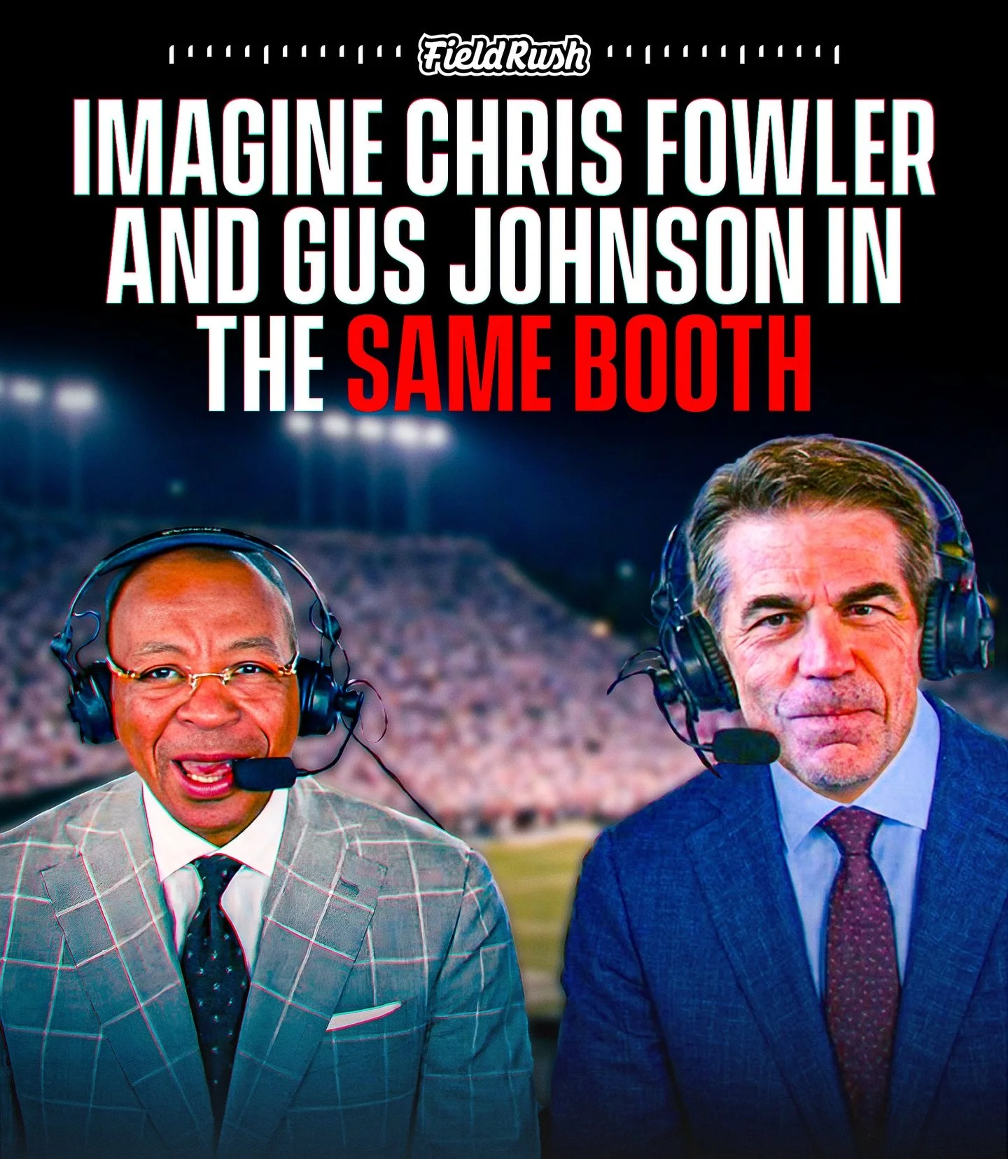 WE NEED THAT ⚡️

What if Gus Johnson &amp; Chris Fowler, the two most electric commentators in college football called a game together?