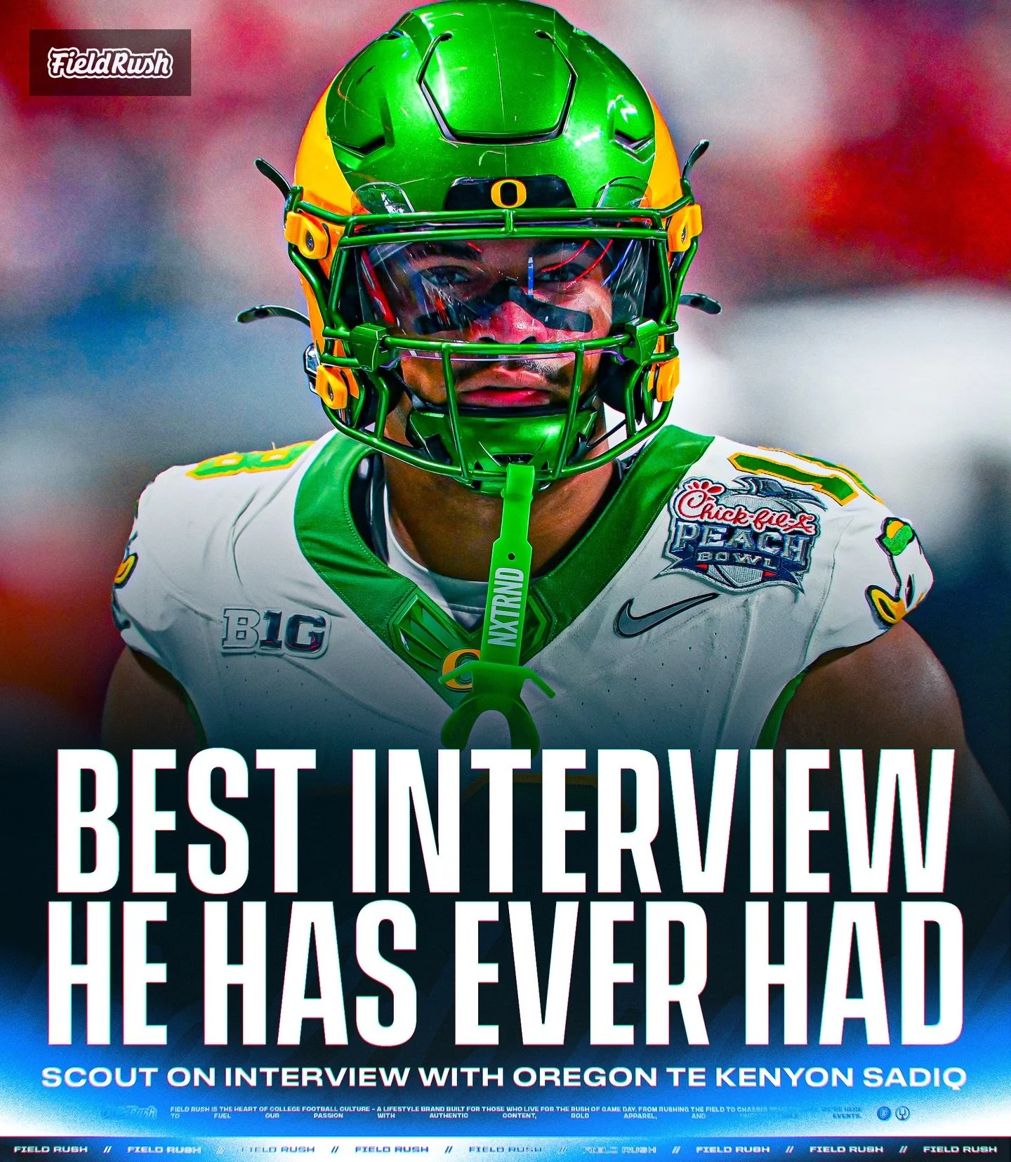 A scout told NFL insider Mike Garafolo that his interview with Kenyon Sadiq was &ldquo;the best interview I&rsquo;ve ever had&rdquo; 👀 

The Oregon tight end knew every player&rsquo;s assignment when they were breaking down film, showing how much he