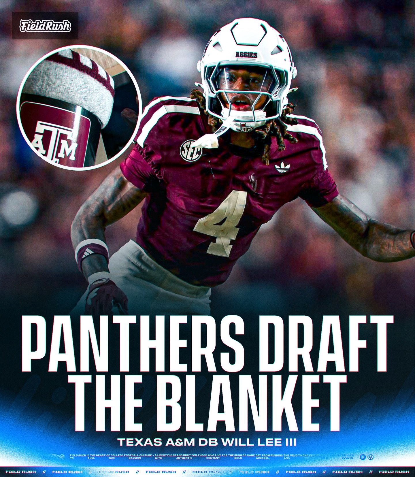 The Carolina Panthers just drafted Will &ldquo;The Blanket&rdquo; Lee III

Never forget when Mizzou receiver Theo Wease Jr. got sent a blanket the week he was going up against Will