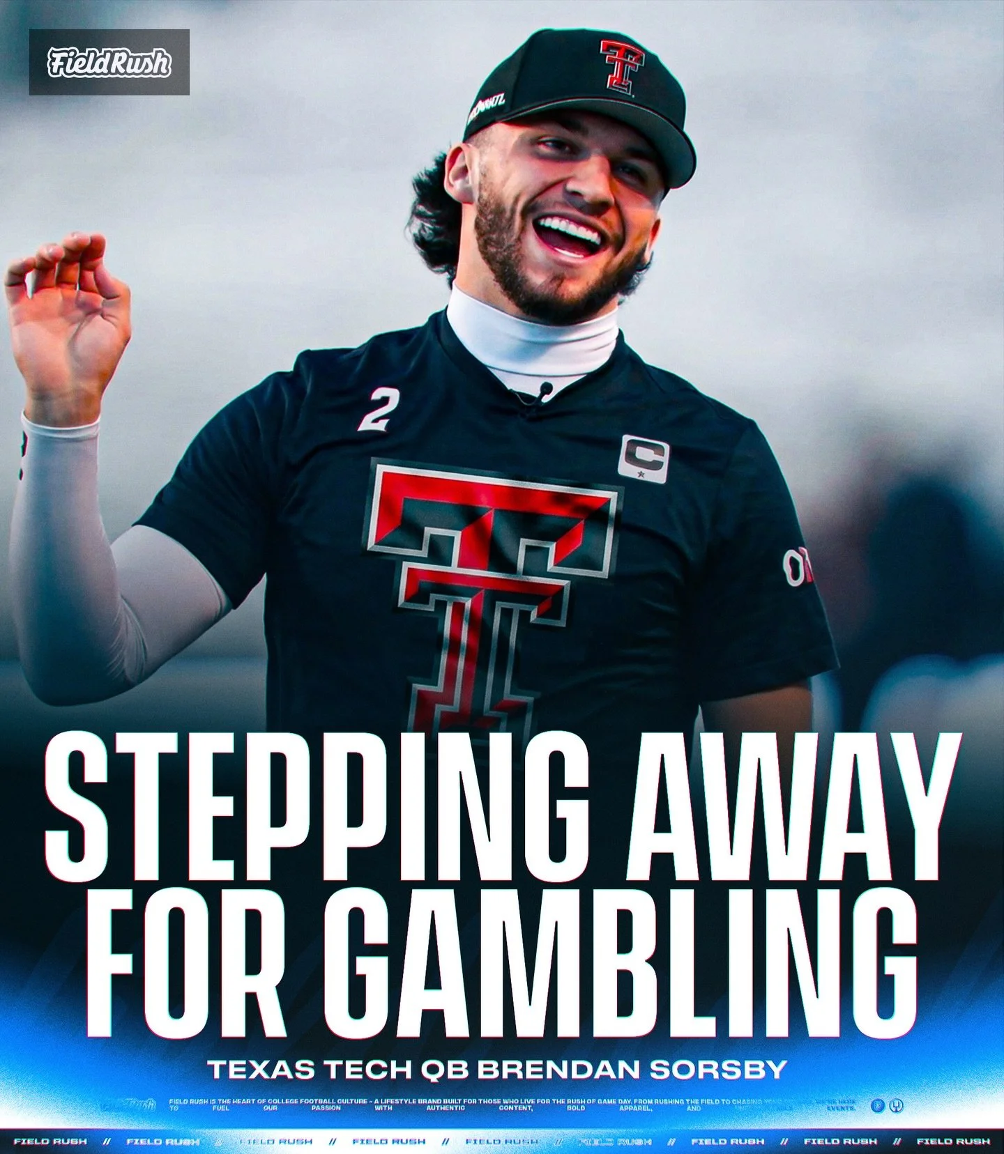Brendan Sorsby is stepping away from the Texas Tech football program temporarily to work on a gambling addiction

The QB will enter a residential treatment program to work on his addiction